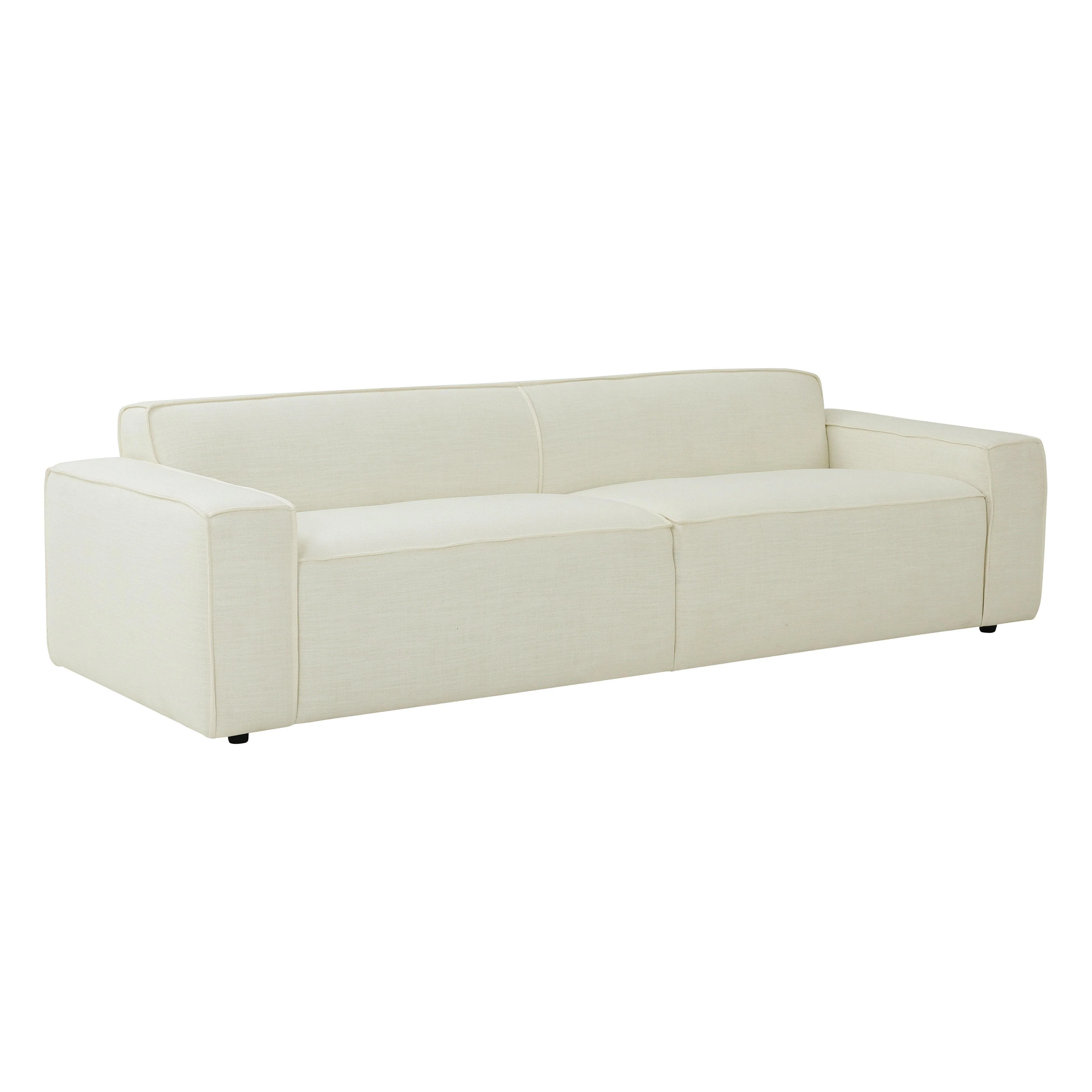 Olafur Cream Linen Sofa - Frankwebs