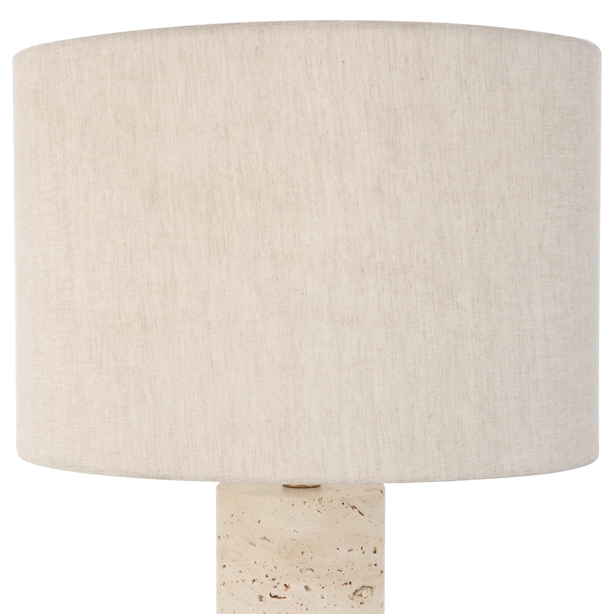Gravitas Elegant Brass & Stone Lamp - Frankwebs