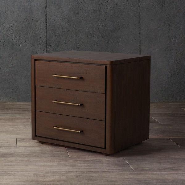 ROSEY 3 DRAWER WOOD NIGHTSTAND - Frankwebs