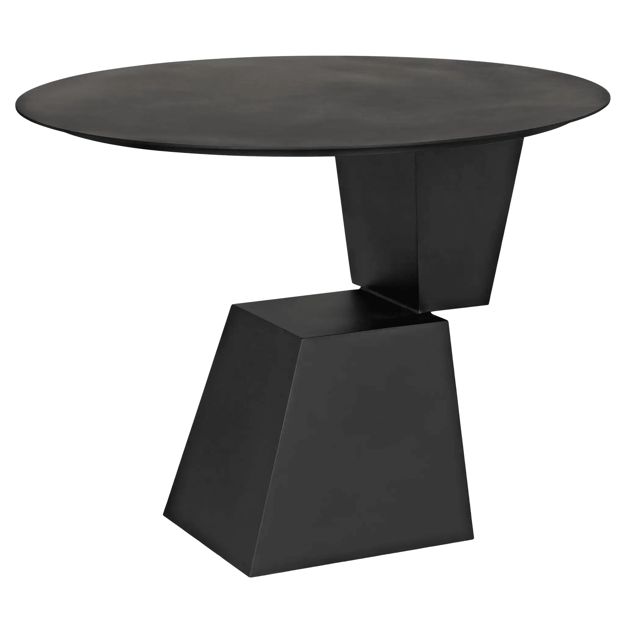Round Pieta Table, Black Steel - Frankwebs
