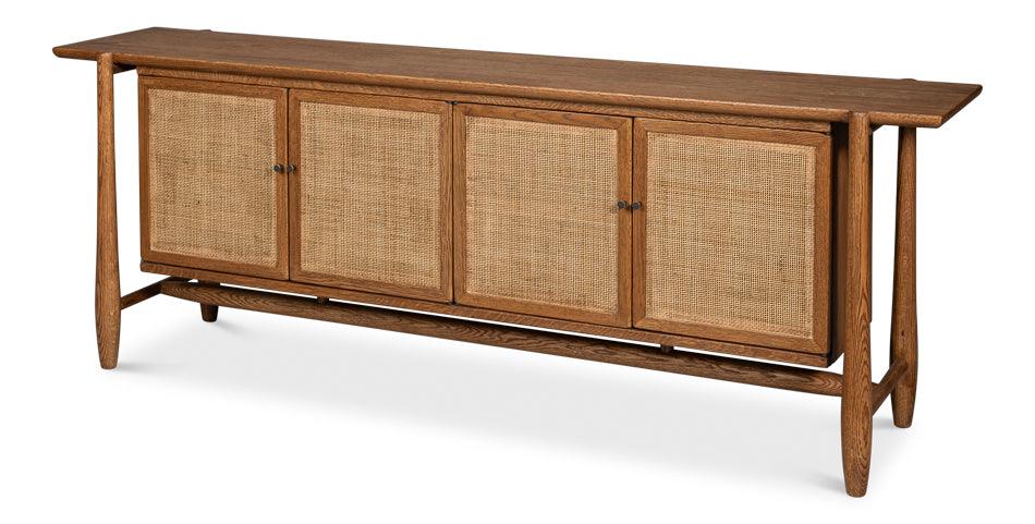 Nido 4 Door Rattan Sideboard - Frankwebs