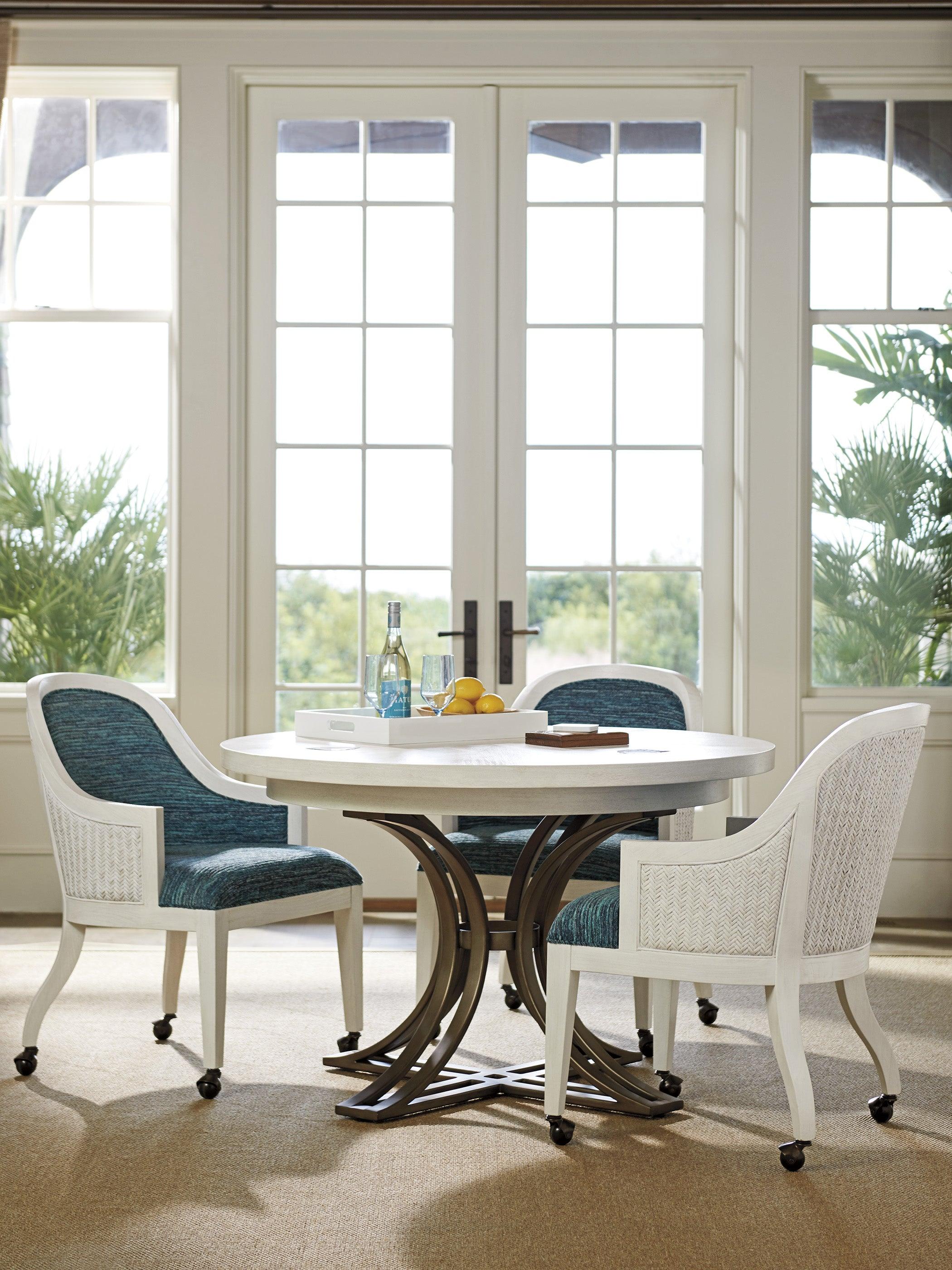 Ocean Breeze Marsh Creek Round Dining Table - Frankwebs