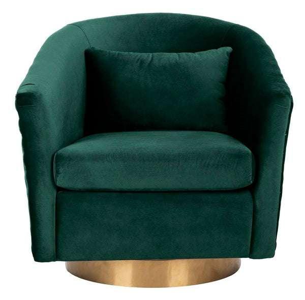 CLARA QUILTED SWIVEL TUB CHAIR - Frankwebs