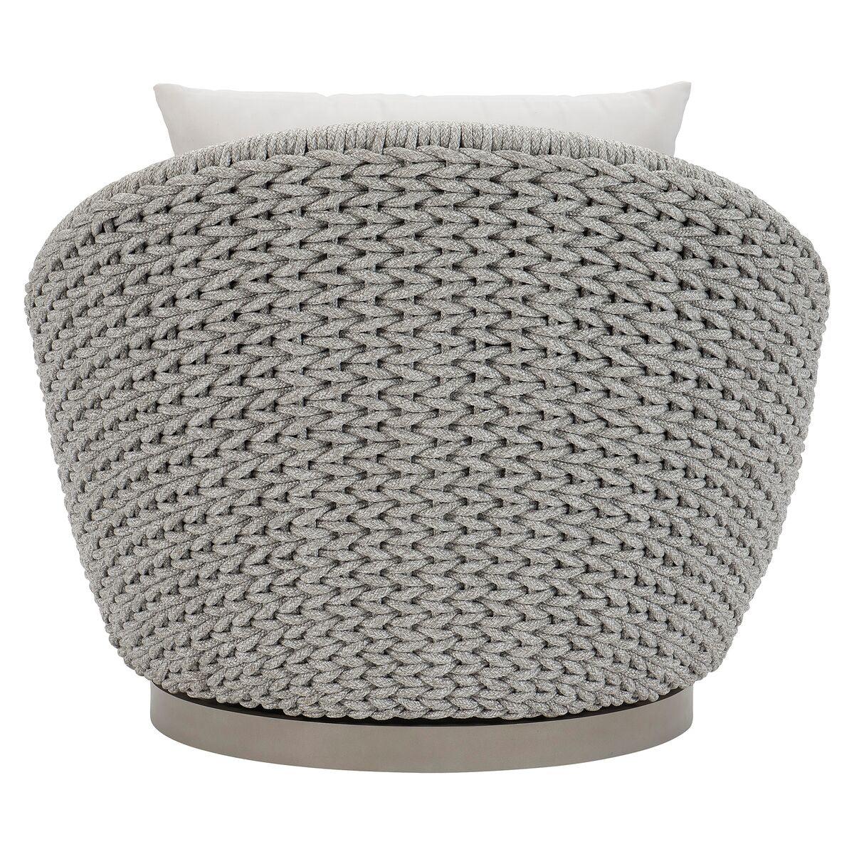 SAVAII SWIVEL CHAIR ROPE WEAVE - Frankwebs