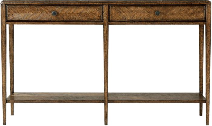 Nova Two Frieze Drawers Console Table - Frankwebs