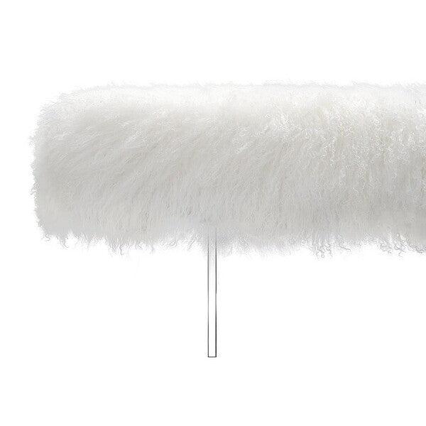 LILLIANA SHEEPSKIN OTTOMAN - Frankwebs