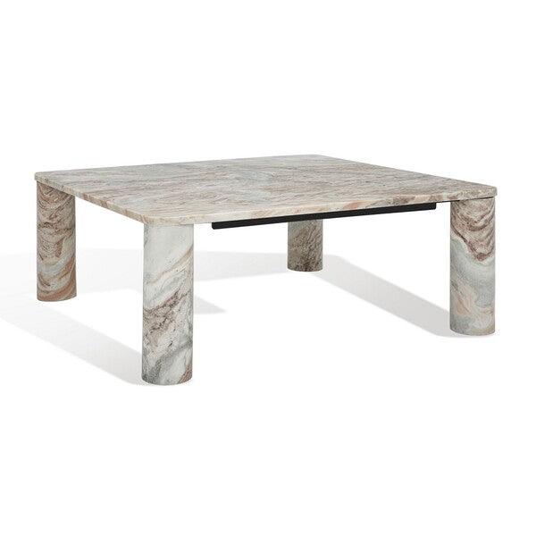 NICOLETTA SQUARE MARBLE COFFEE TABLE - Frankwebs