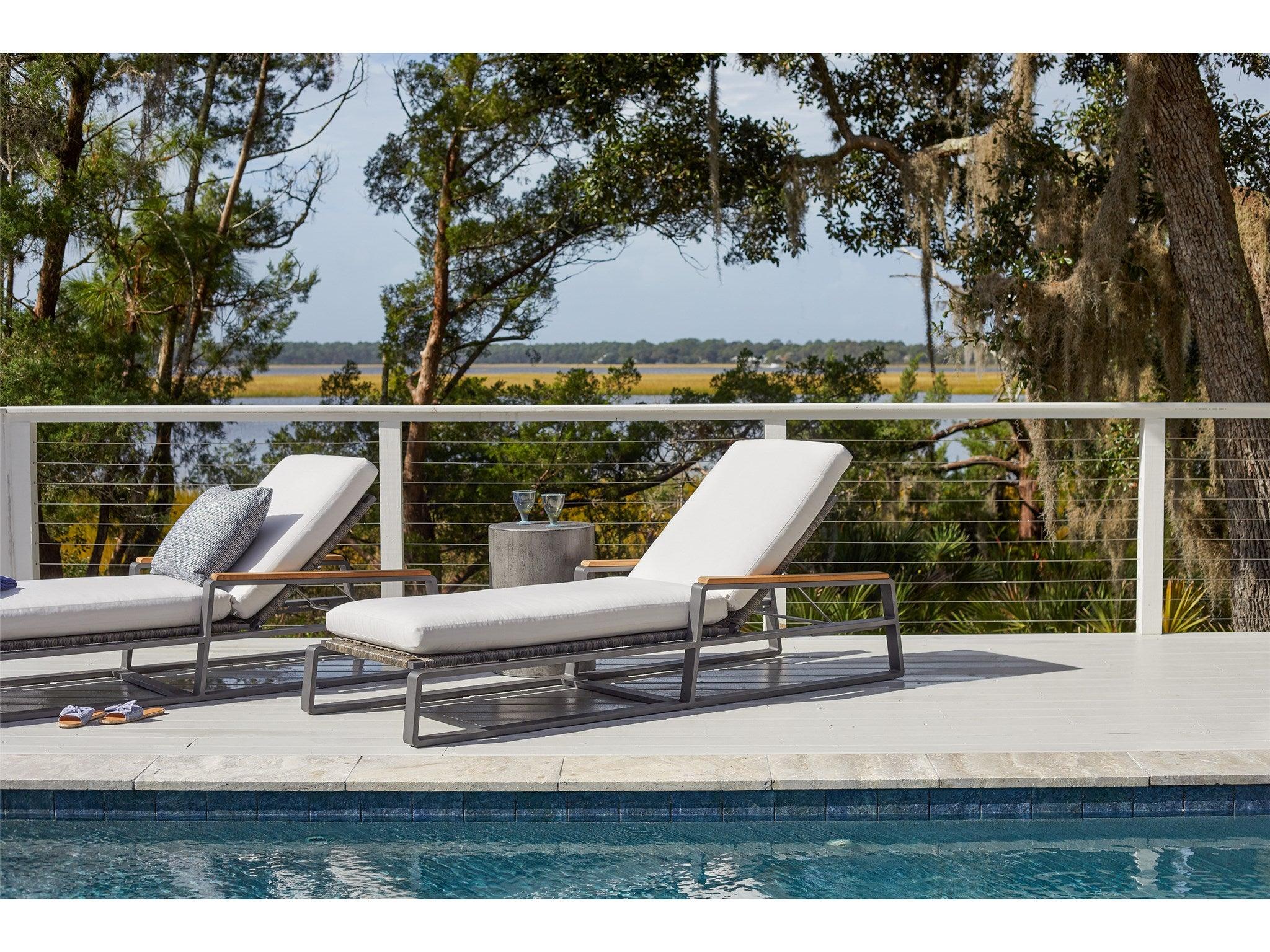 Outdoor San Clemente Chaise Lounge - Frankwebs