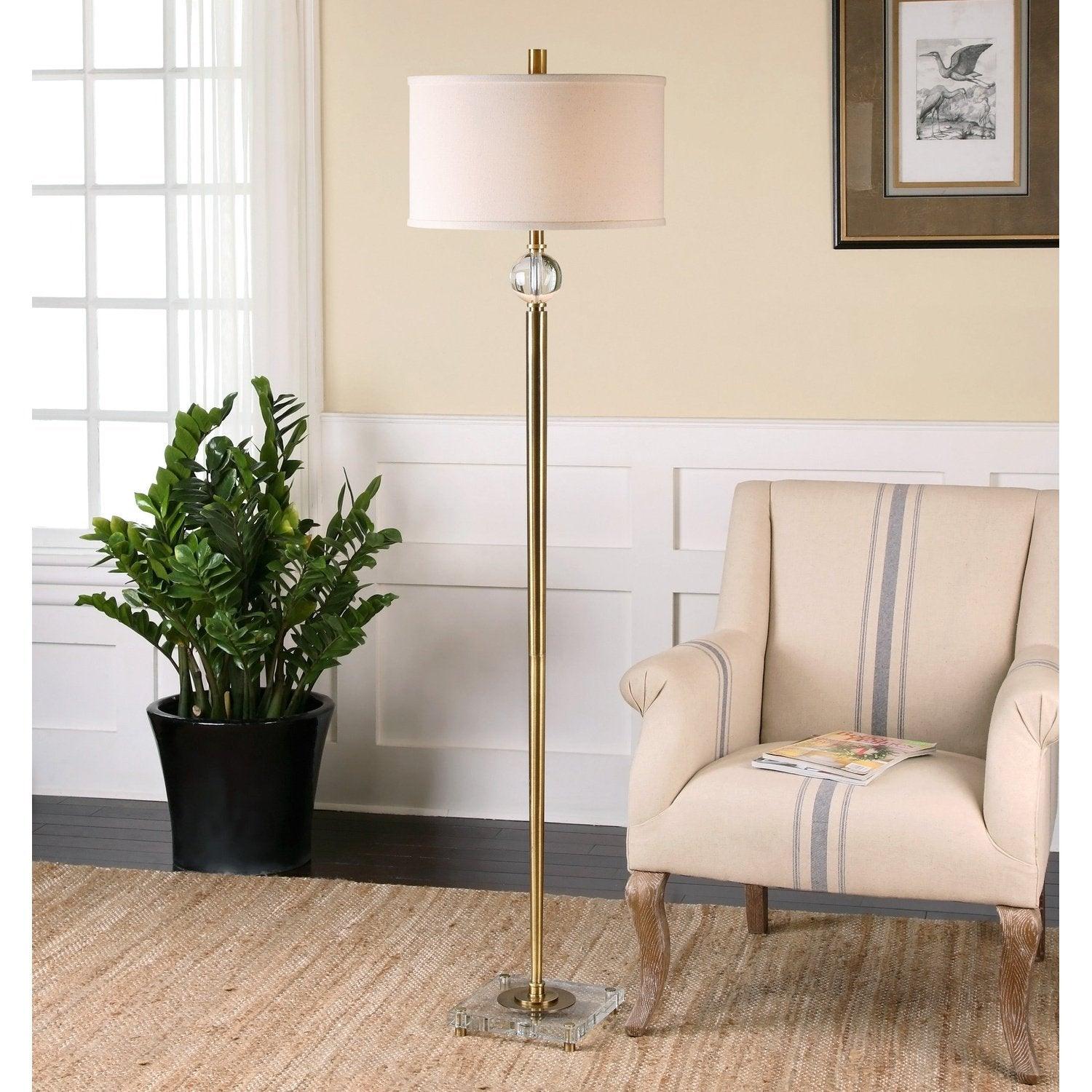 Mesita Brass Floor Lamp - Frankwebs
