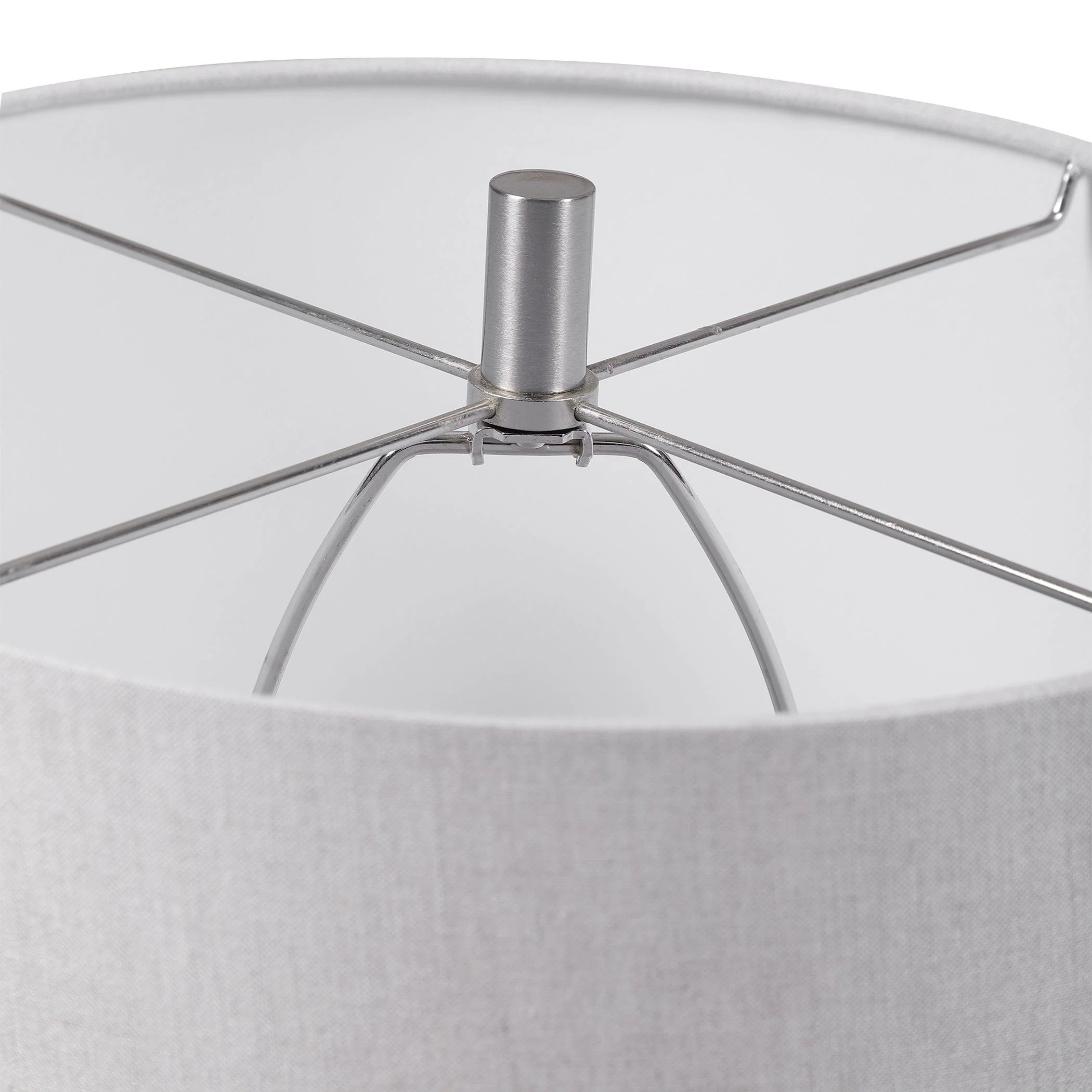 DELGADO LIGHT GRAY TABLE LAMP - Frankwebs