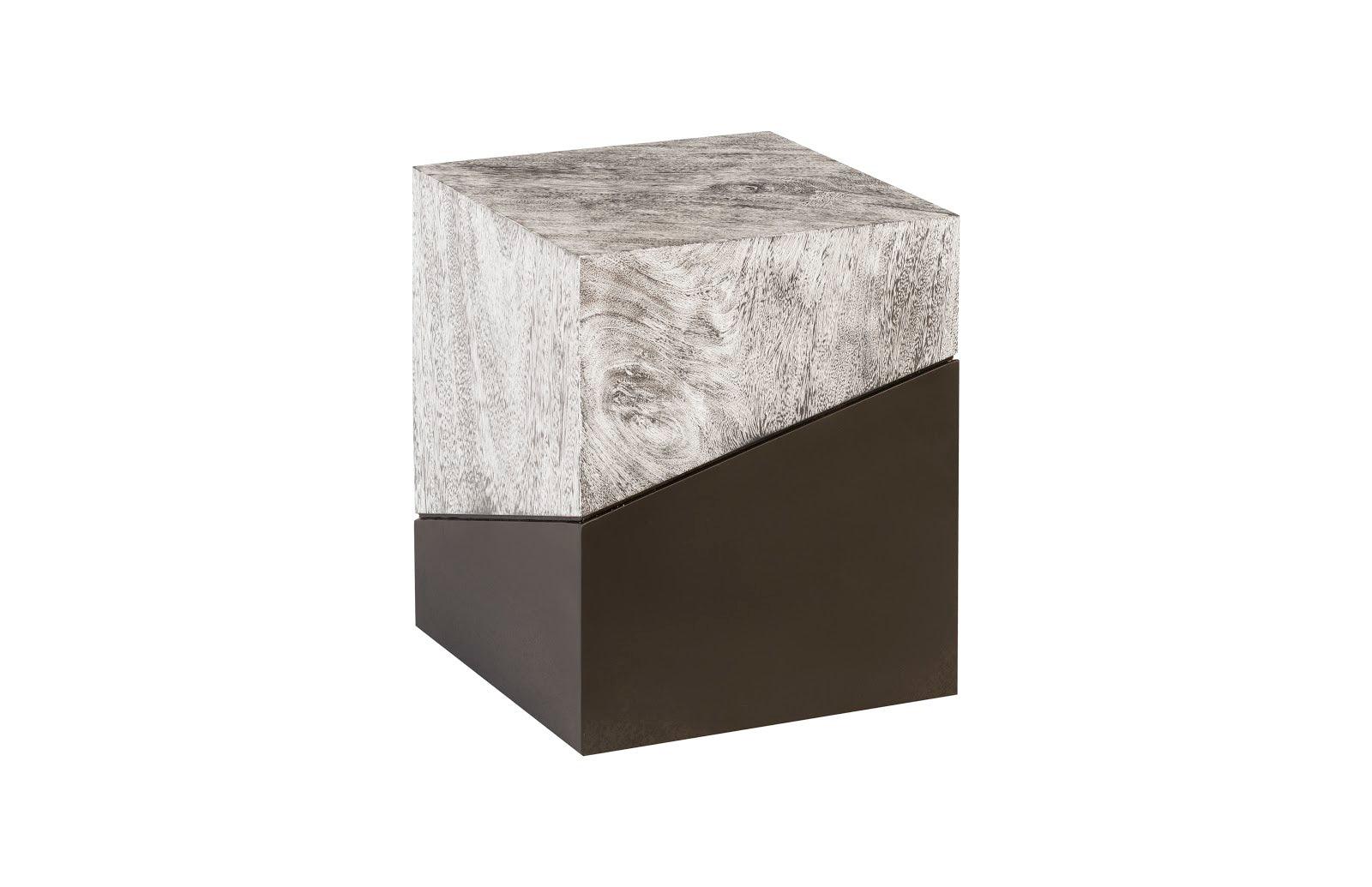 Geometry Stool, Gray Stone - Frankwebs