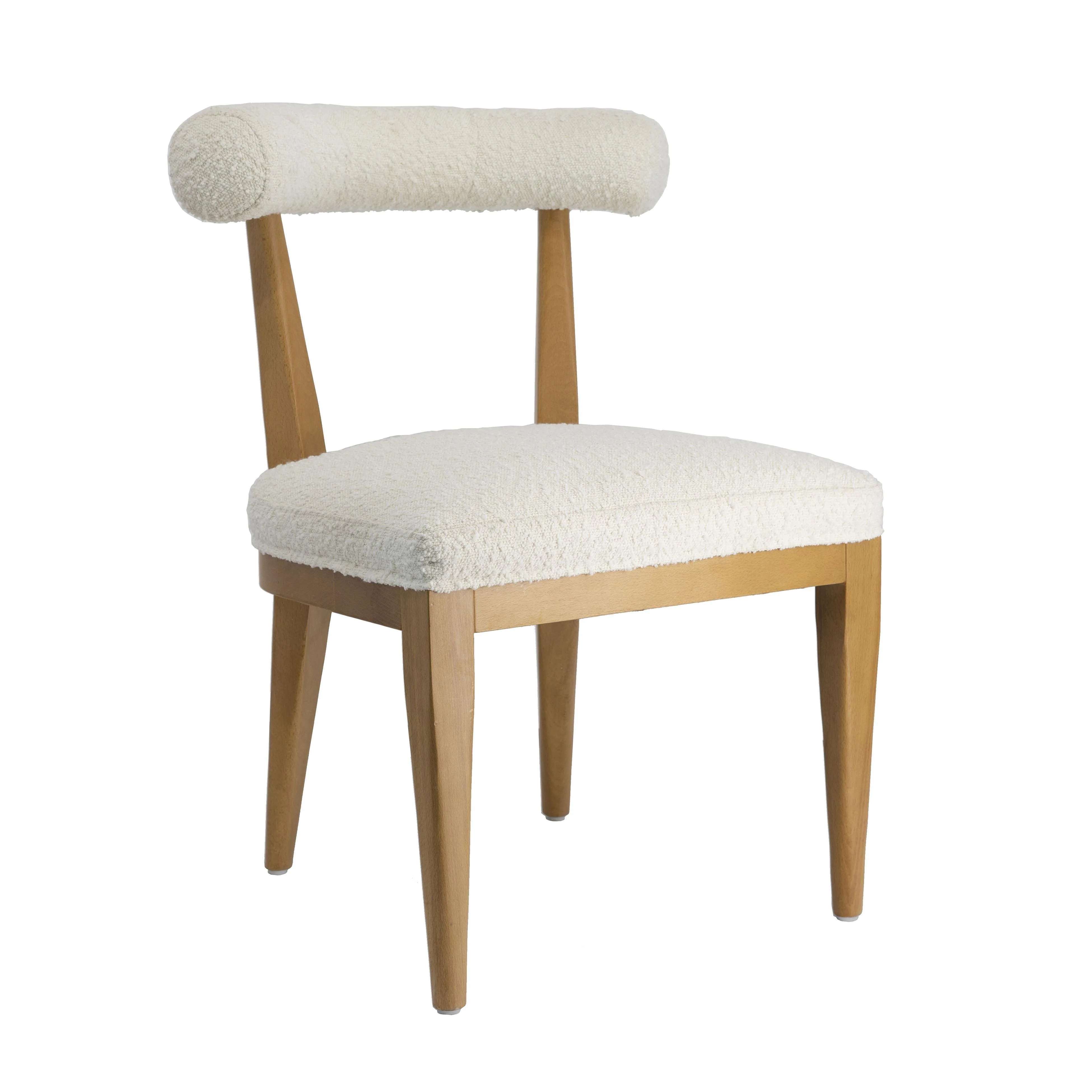 Palla Cream Boucle Dining Chair - Frankwebs