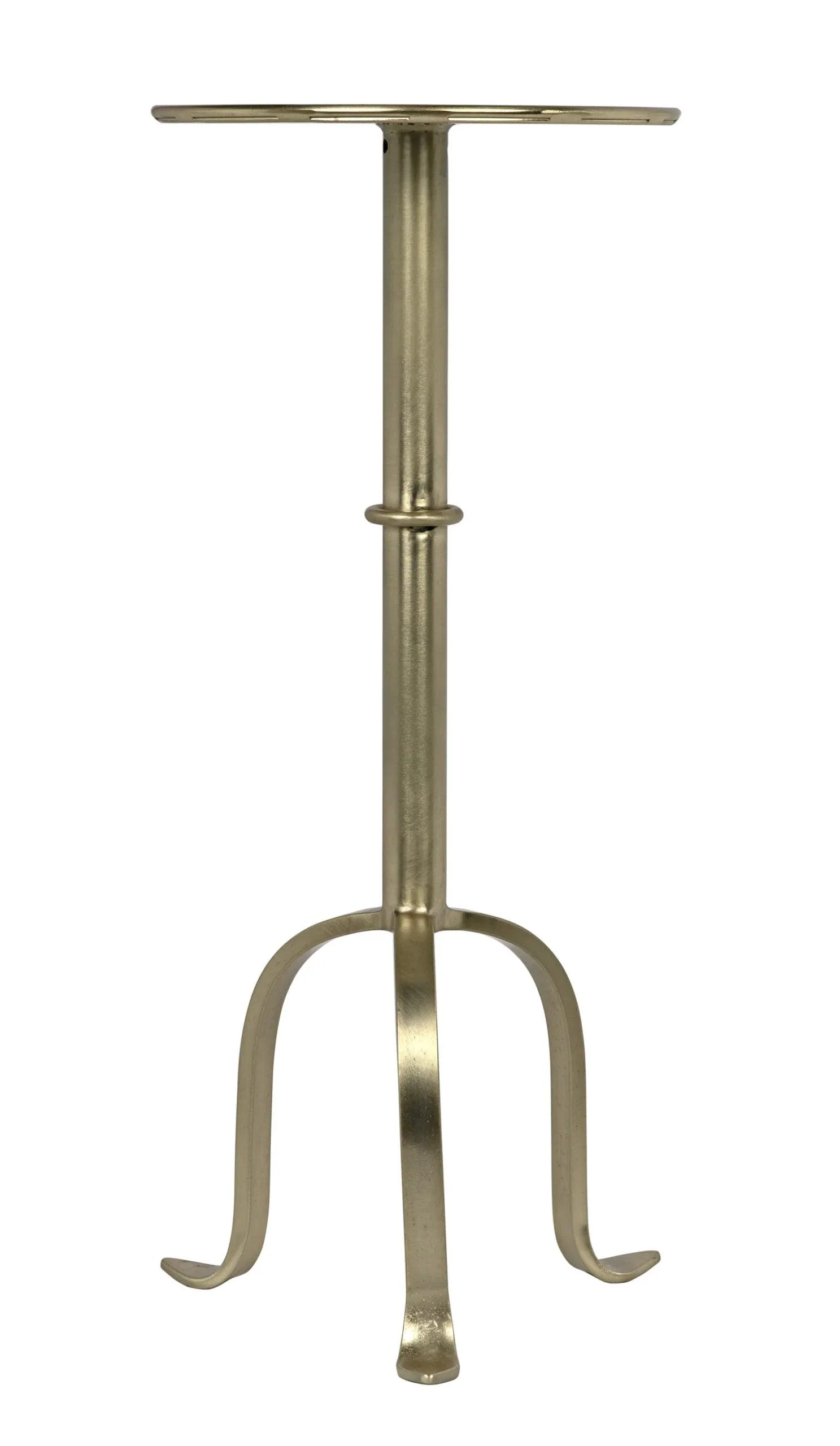 Tini Side Table, Metal with Brass Finish - Frankwebs