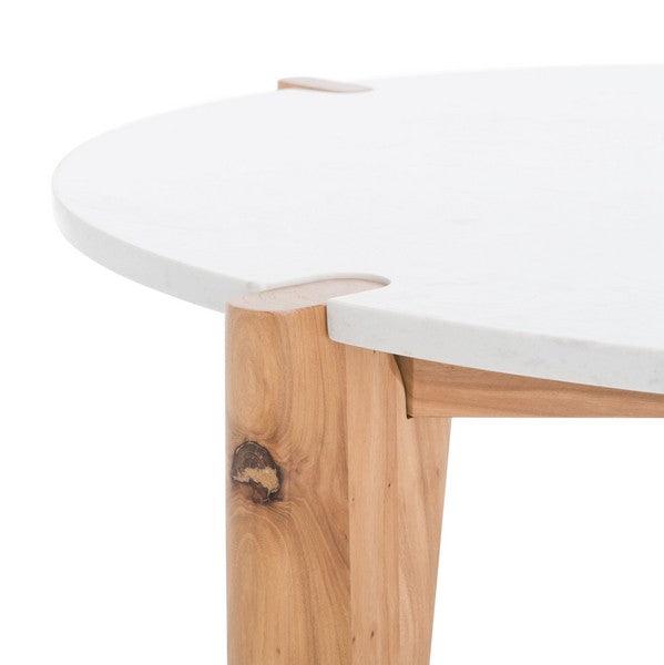 GARCIA MARBLE TOP COFFEE TABLE - Frankwebs