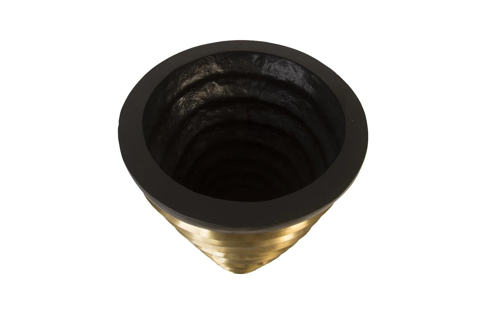 Terra Planter, Black, Brass - Frankwebs