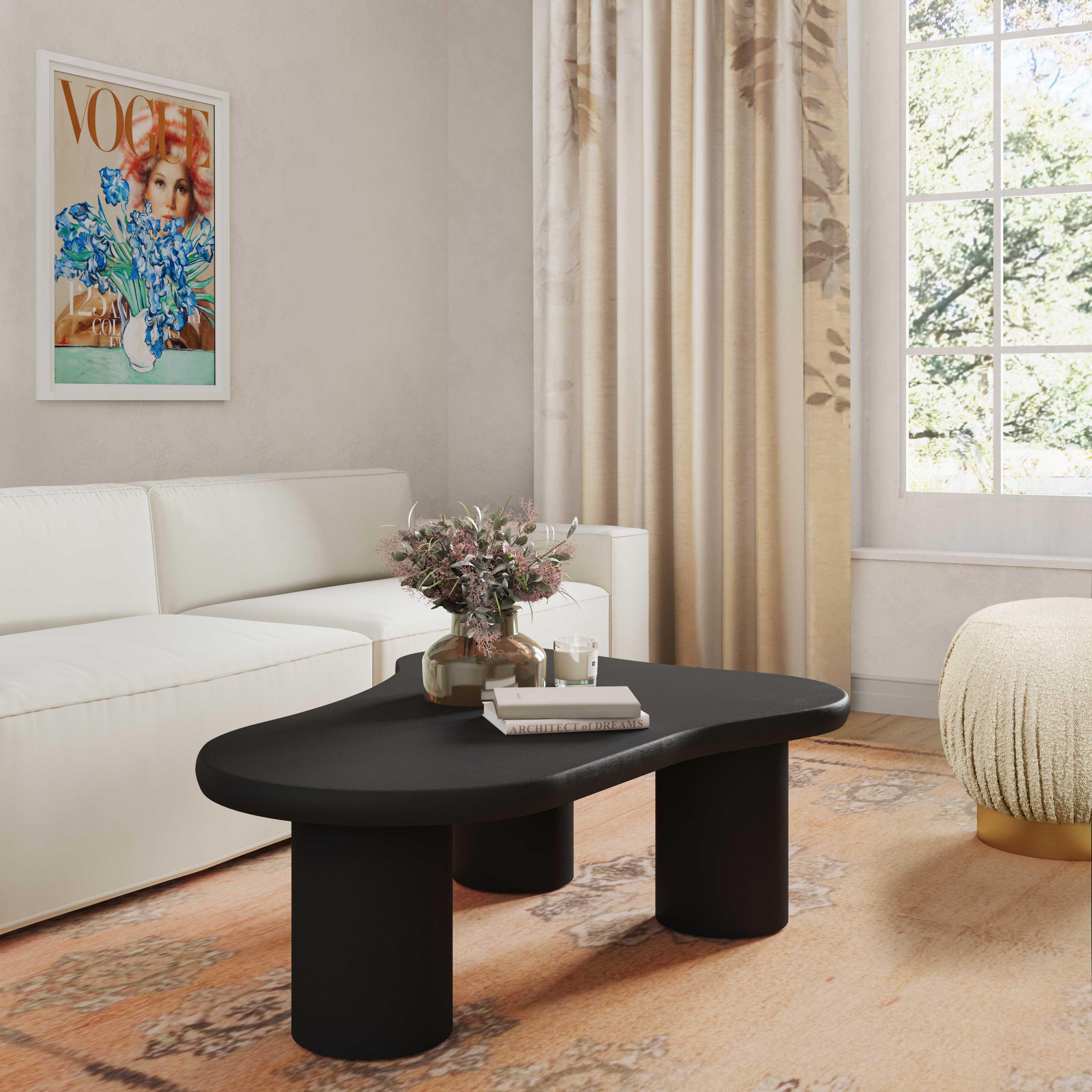 Gotham Onyx Black Coffee Table - Frankwebs