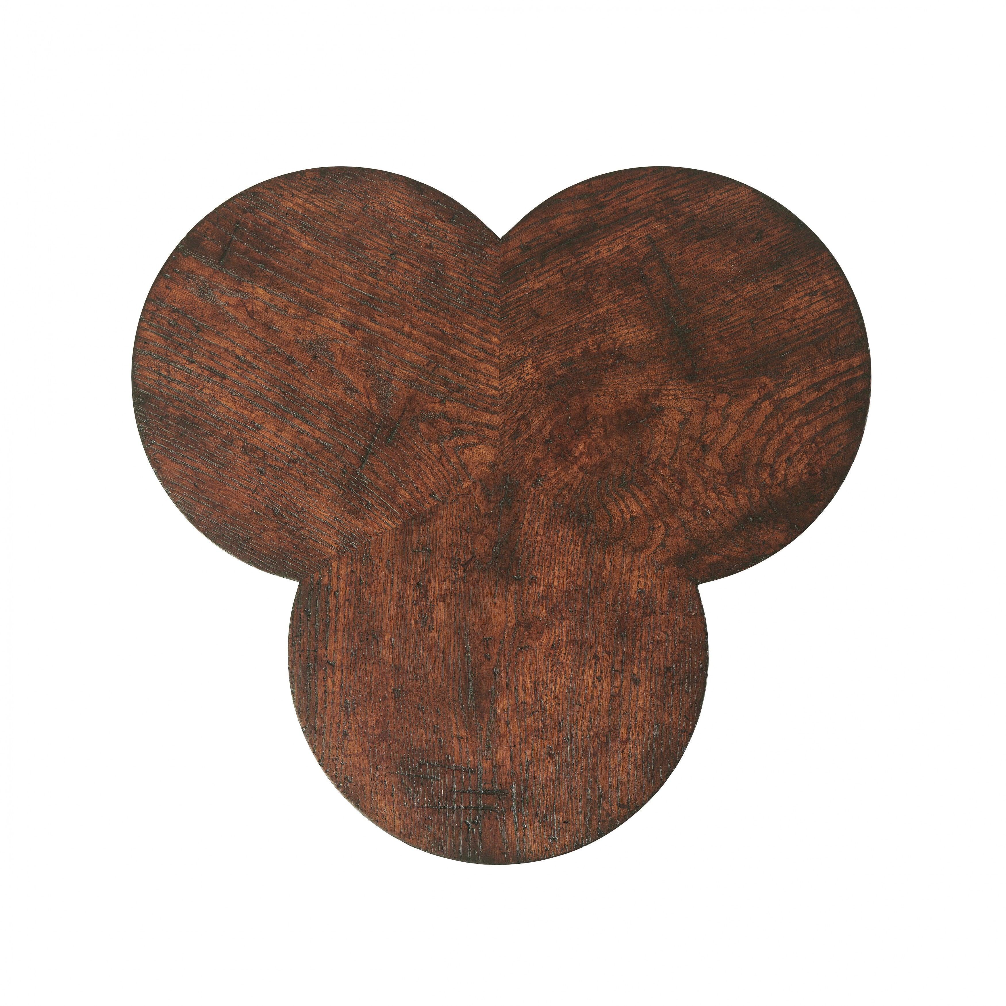 Oak Clover Accent Table - Frankwebs