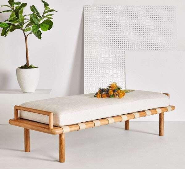 CONSTANTINE TEAK BENCH - Frankwebs