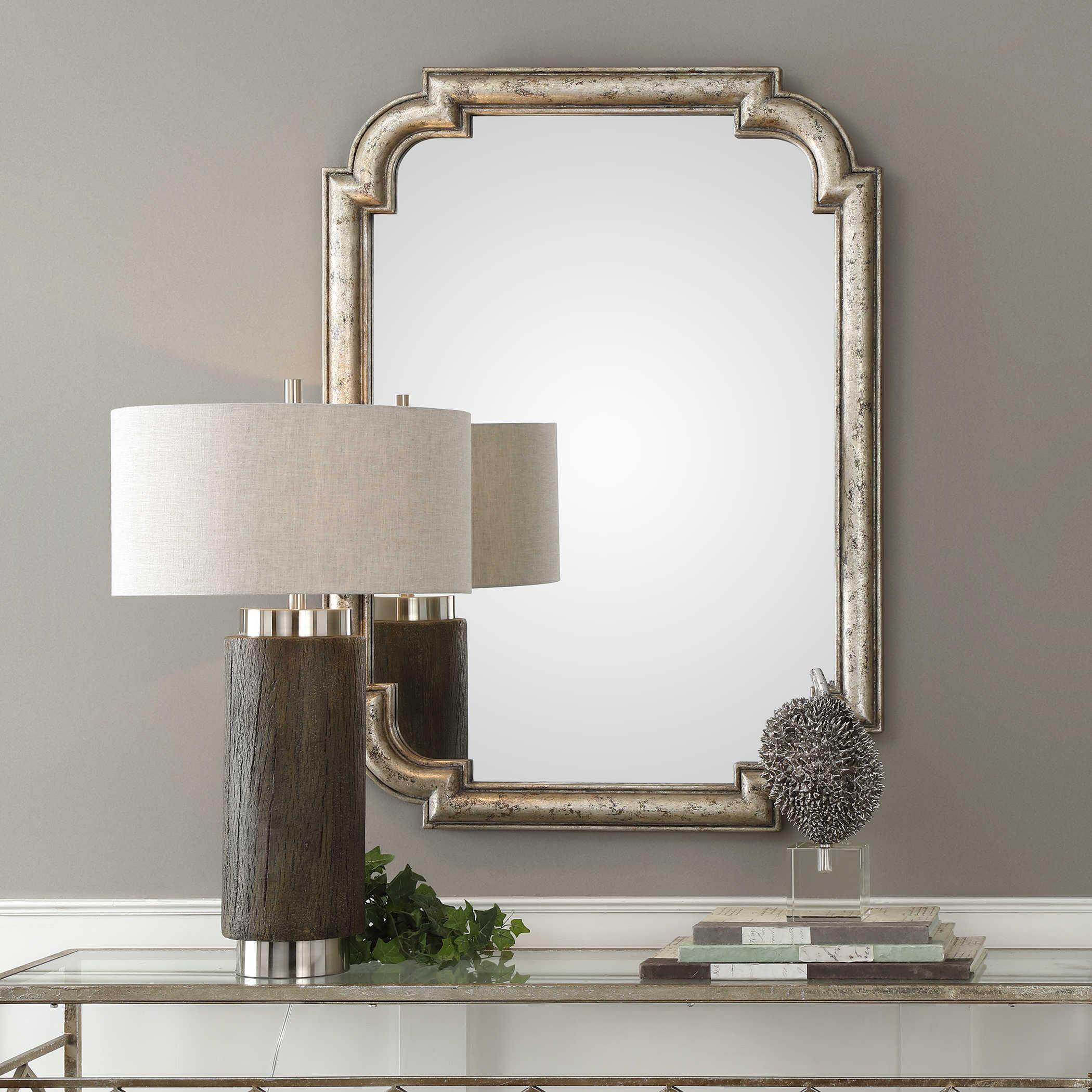 CALANNA ANTIQUE SILVER MIRROR - Frankwebs