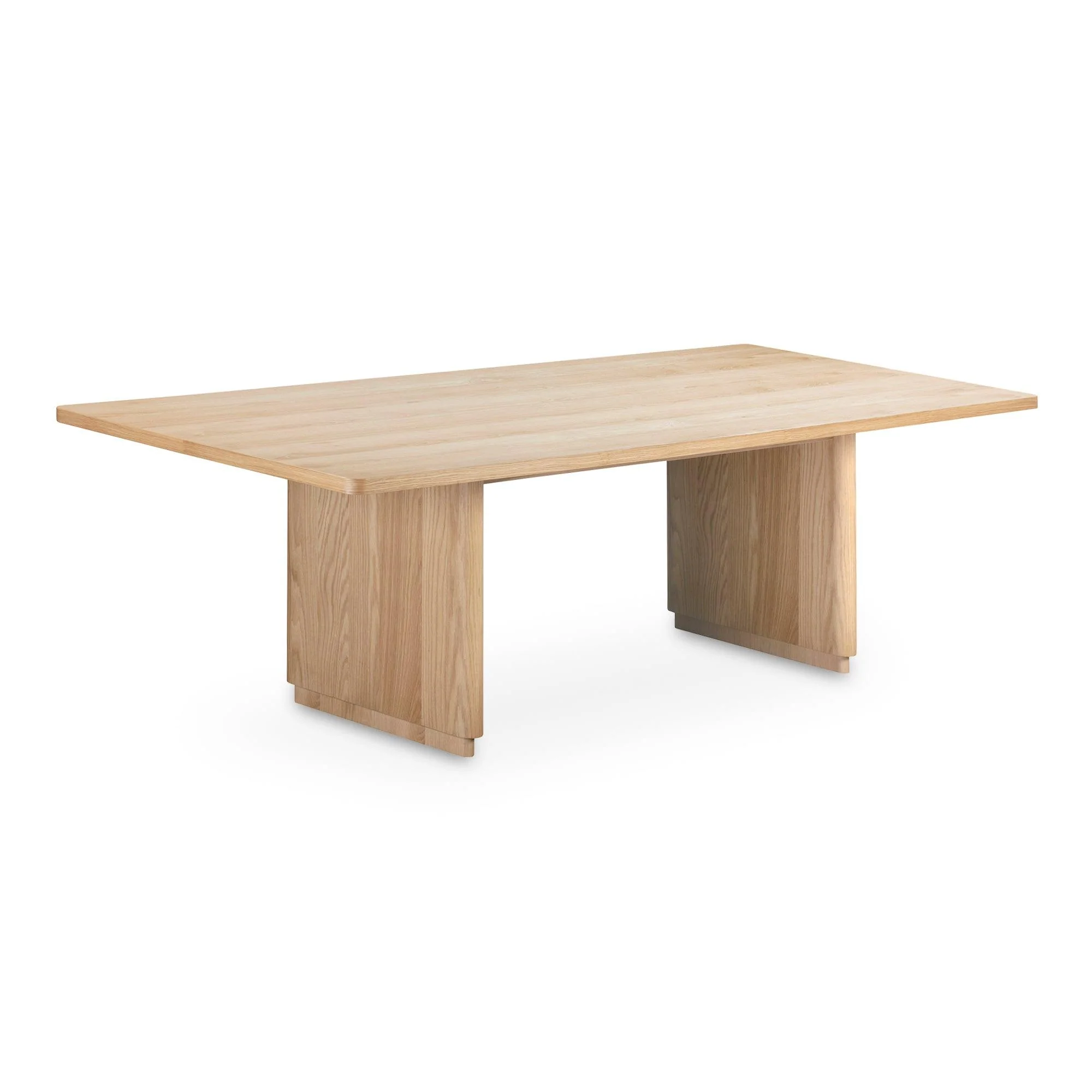 Round Off Dining Table Large Oak - Frankwebs