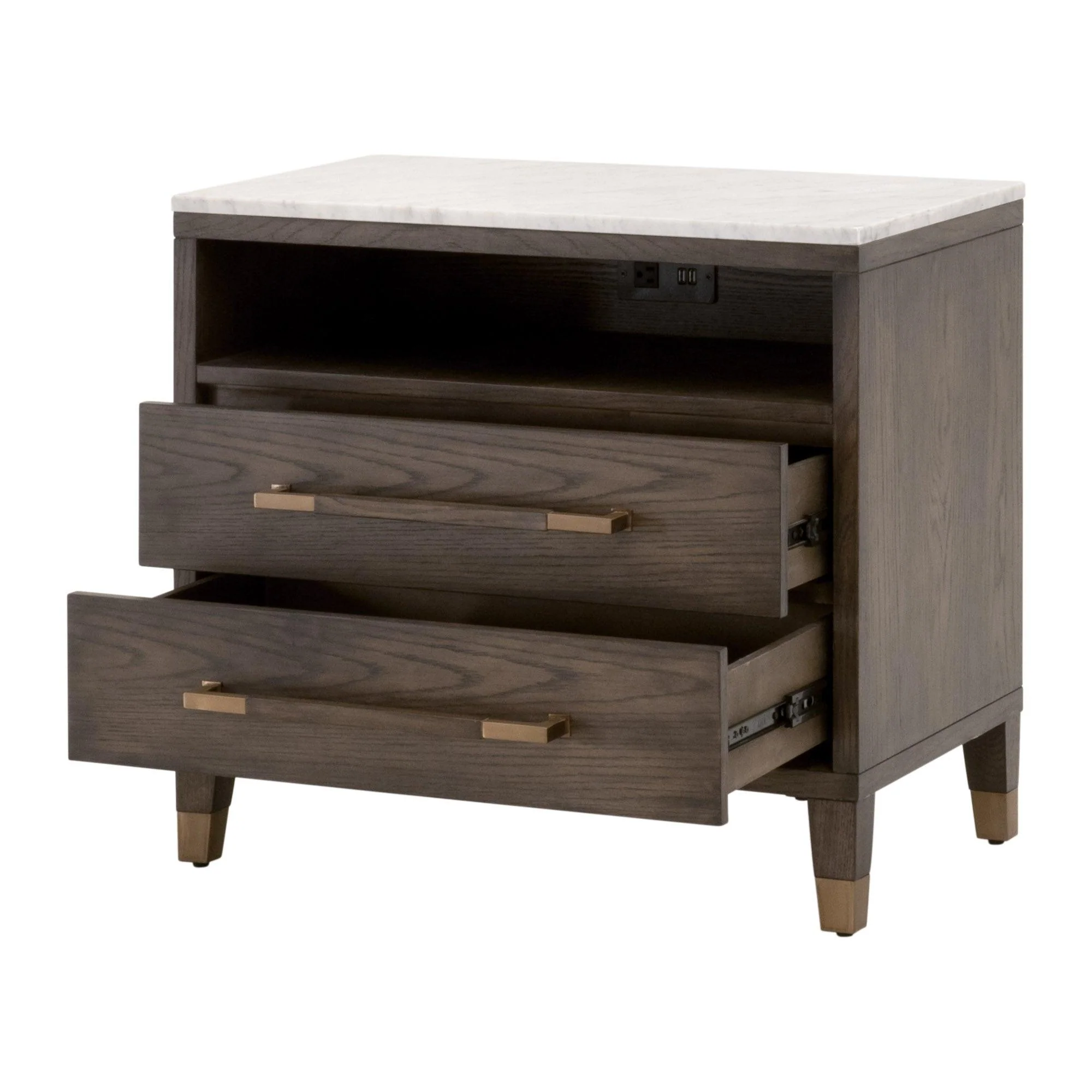 Cambria 2-Drawer Nightstand - Frankwebs