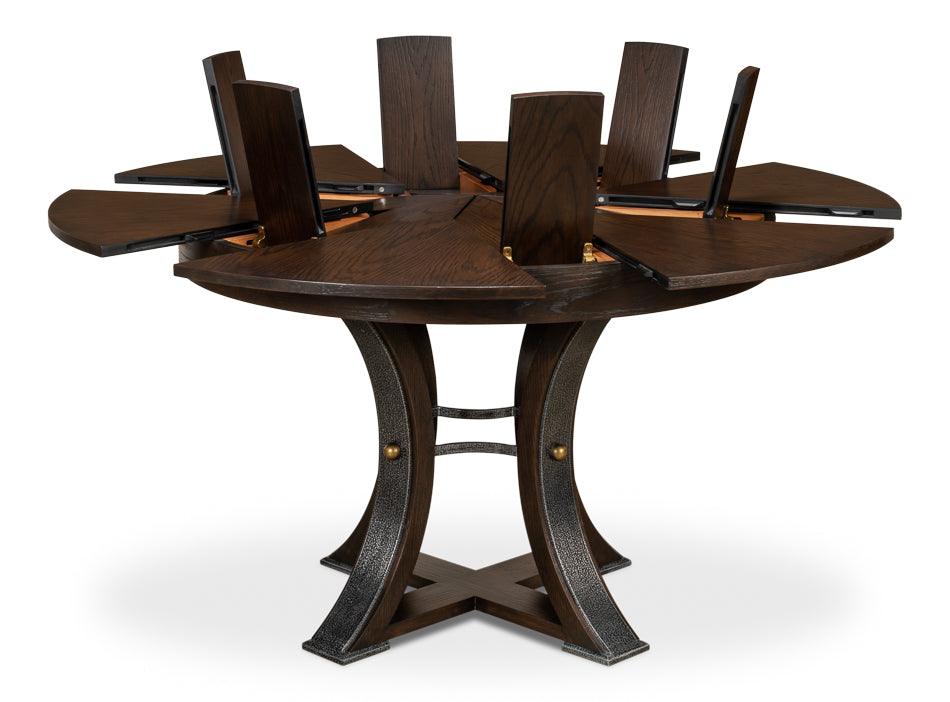 Tower Jupe Dining Table Sm Burnt Brown - Frankwebs