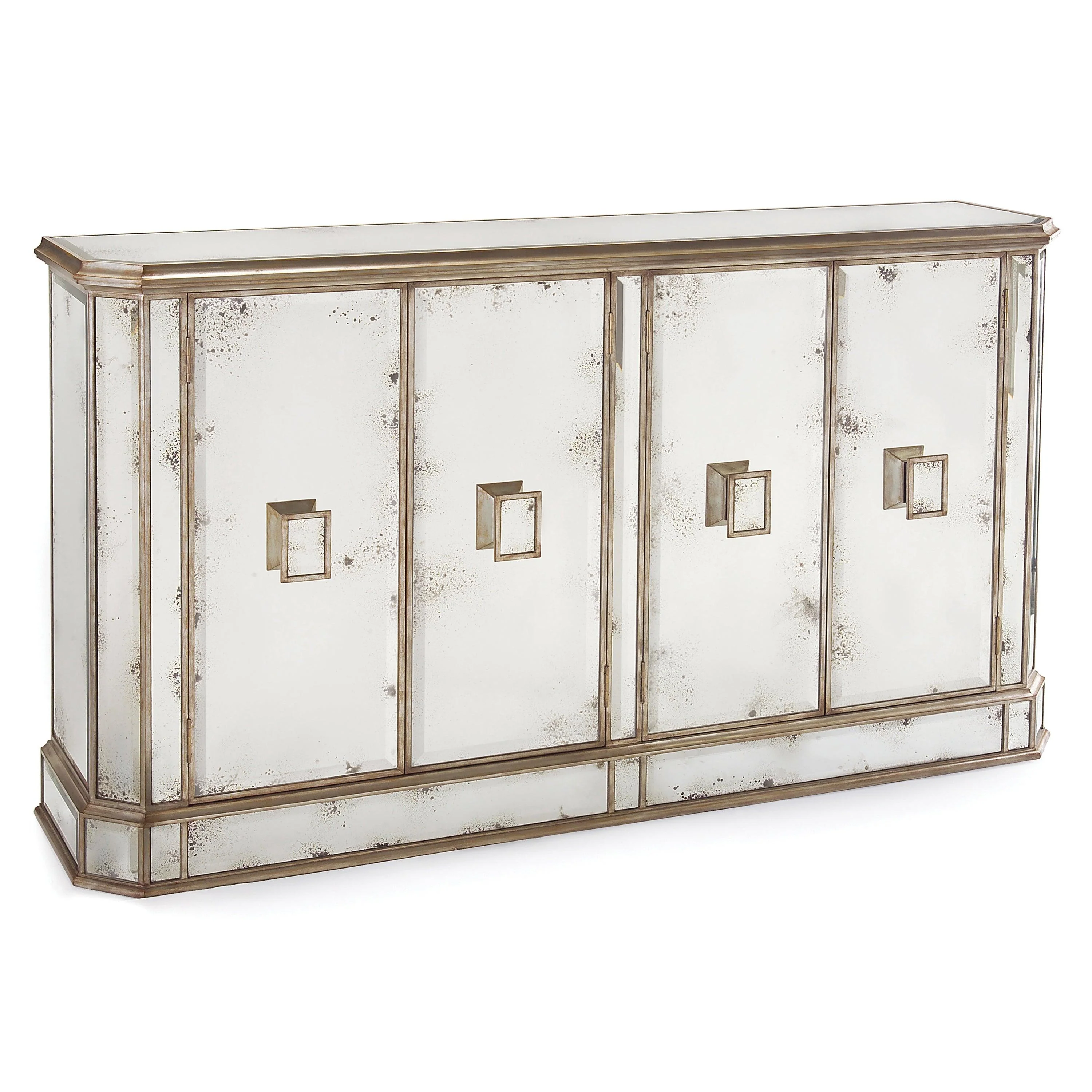 Juno Foxed Mirror Credenza - Frankwebs