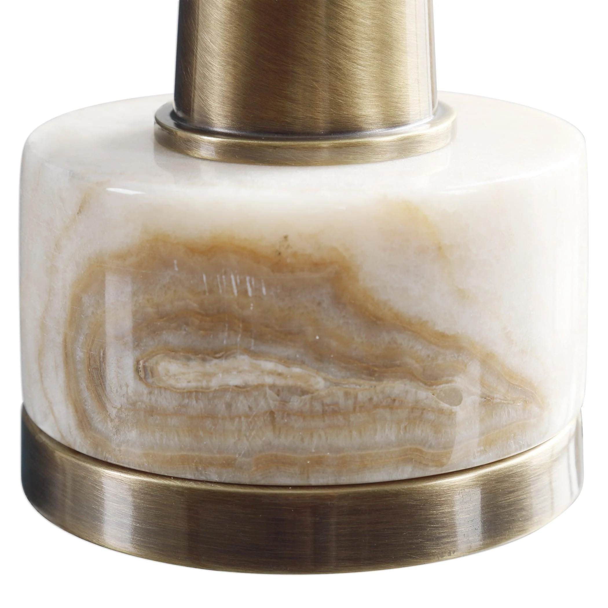 VERNER TAPERED BRASS TABLE LAMP - Frankwebs