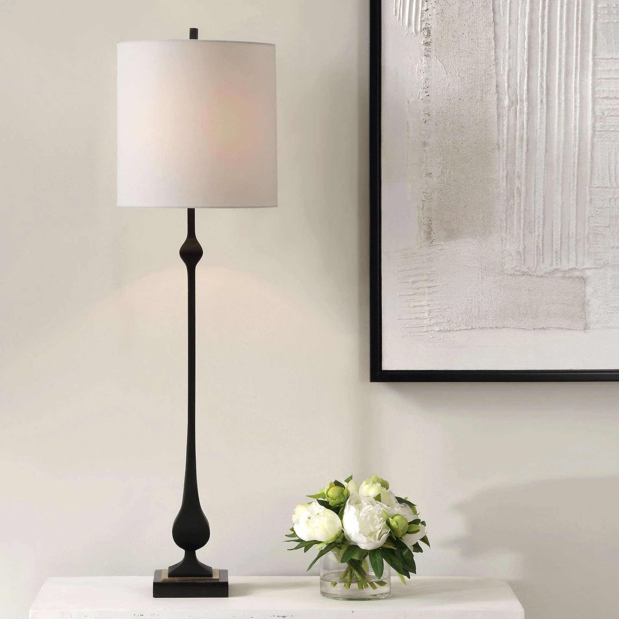 Hightower Black Buffet Lamp - Frankwebs