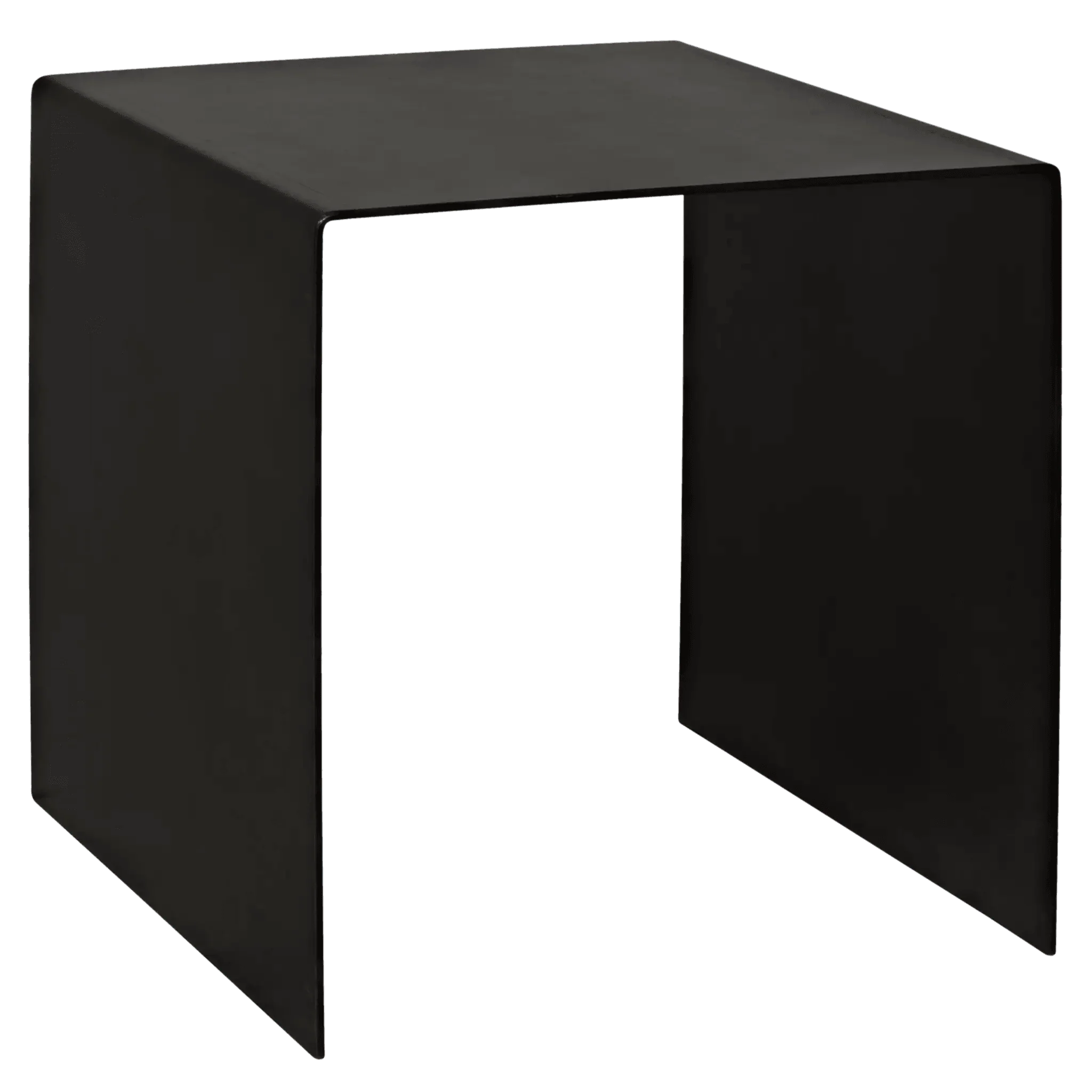Yves Side Table, Small, Black Steel - Frankwebs