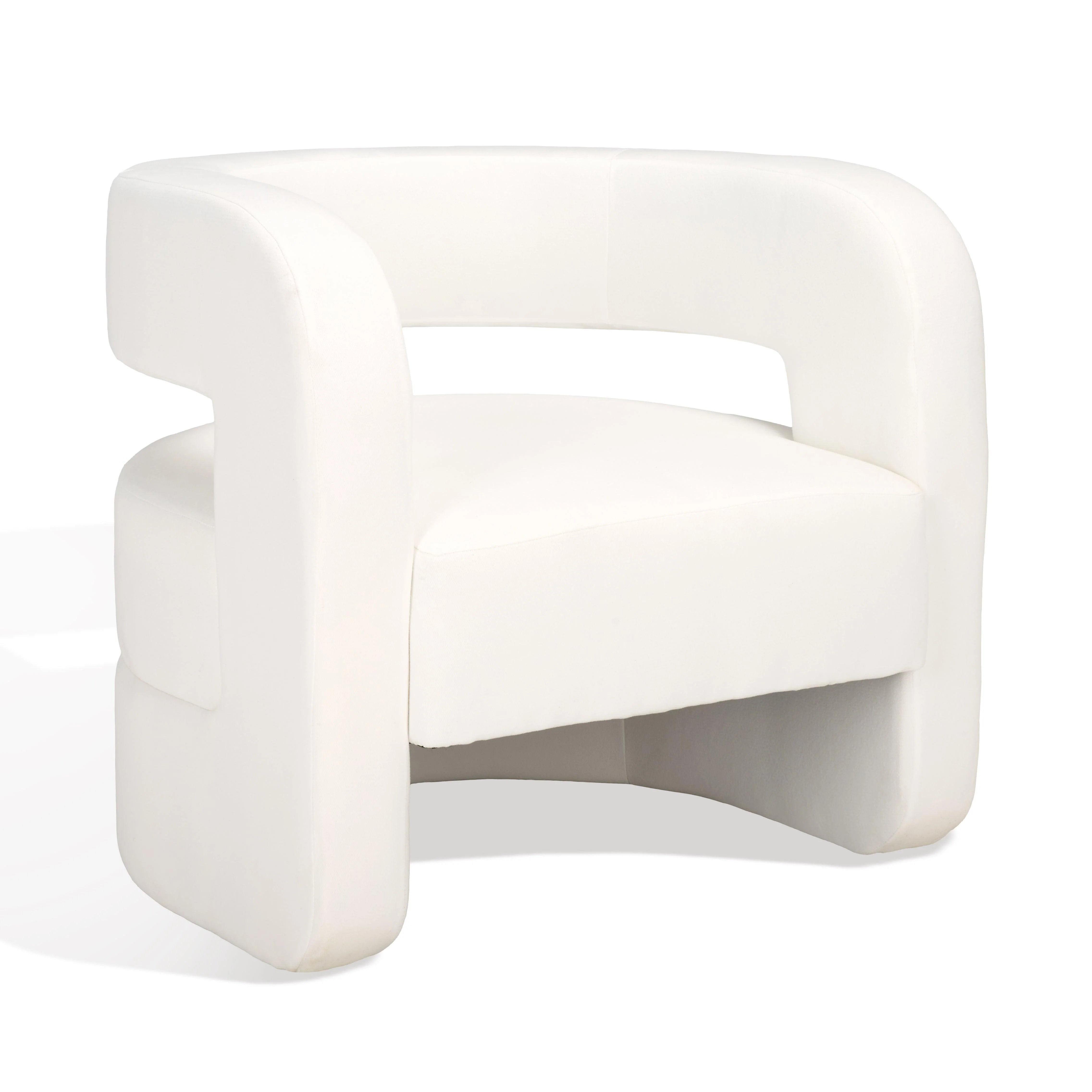 ANISSA BARREL BACK ACCENT CHAIR - Frankwebs