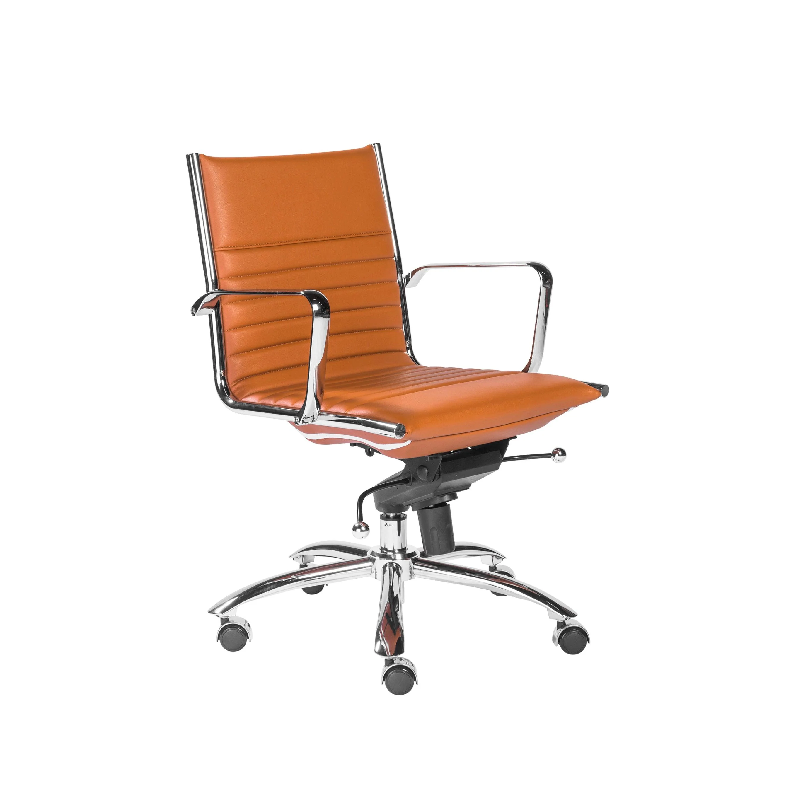 Dirk Low Back Office Chair  Leatherette - Frankwebs