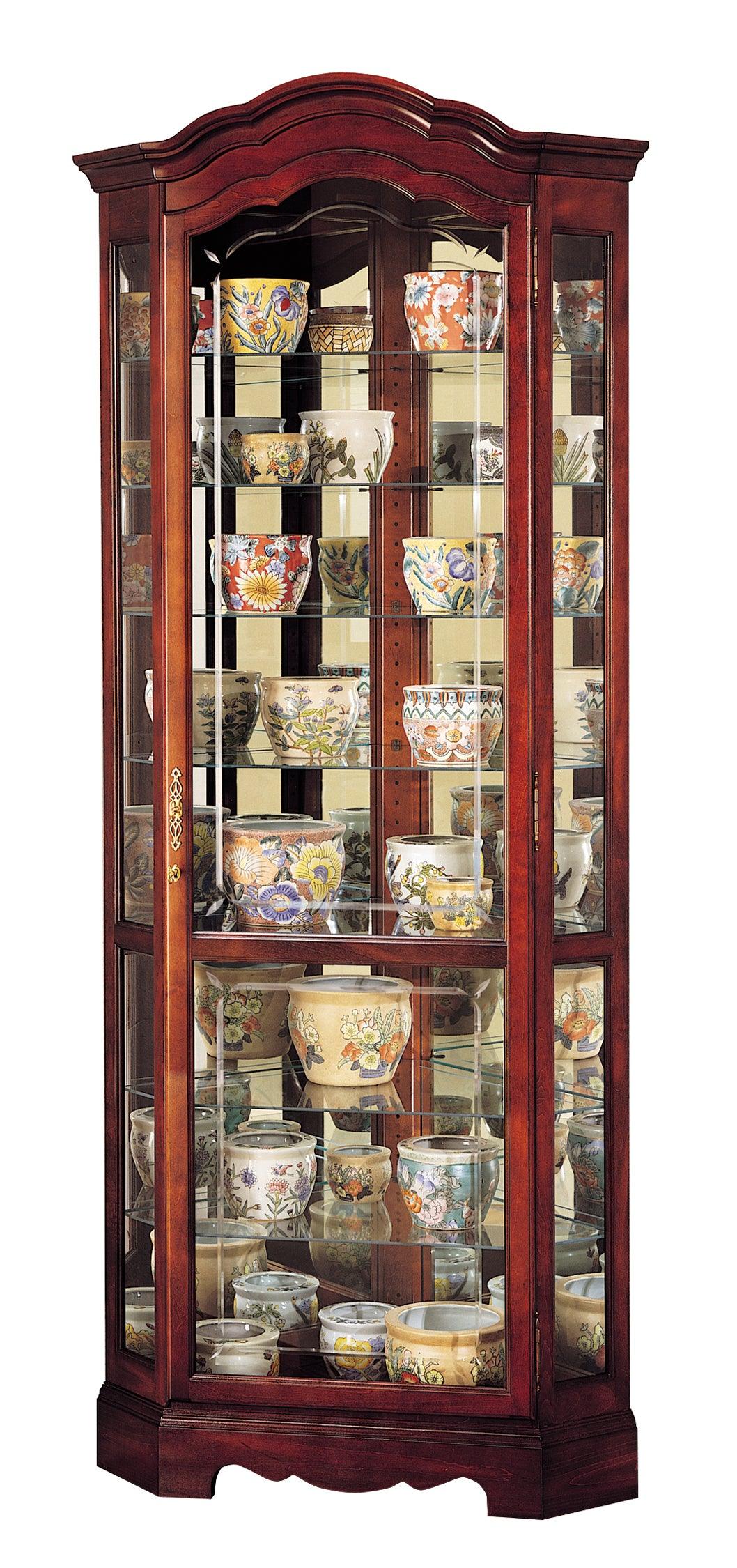 Jamestown Corner Curio Cabinet - Frankwebs