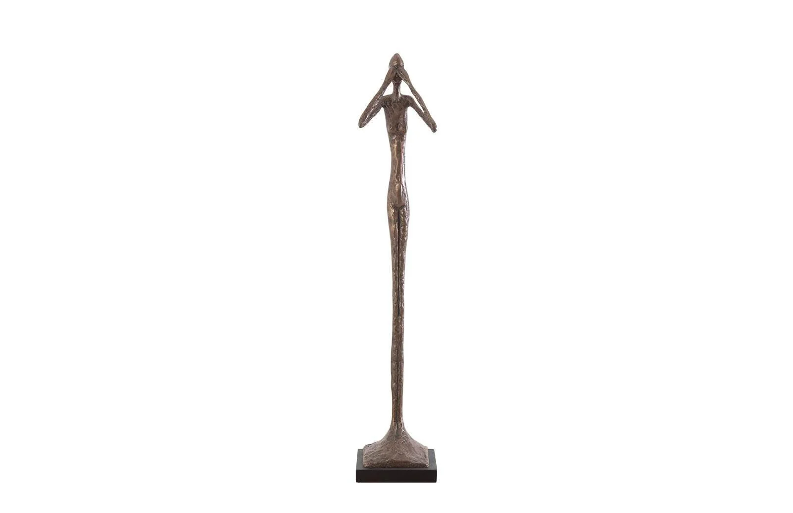 See No Evil Slender Sculpture, Small, Resin, Bronze Finish - Frankwebs