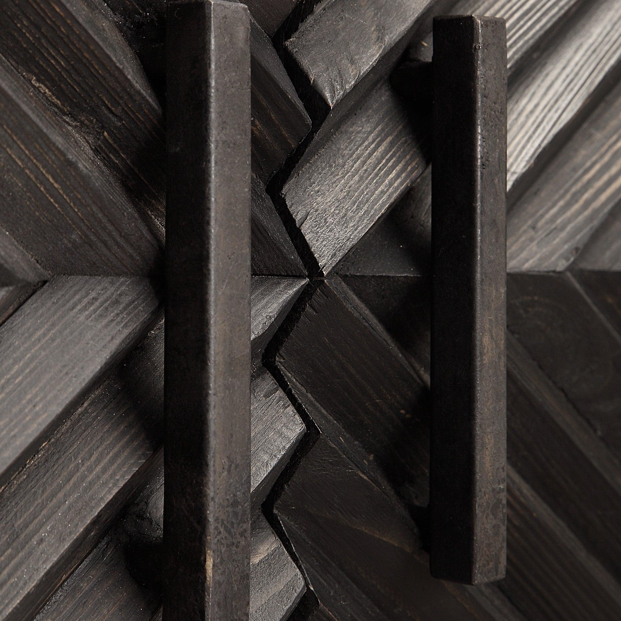 Zadie Ebony Accent Cabinet - Frankwebs