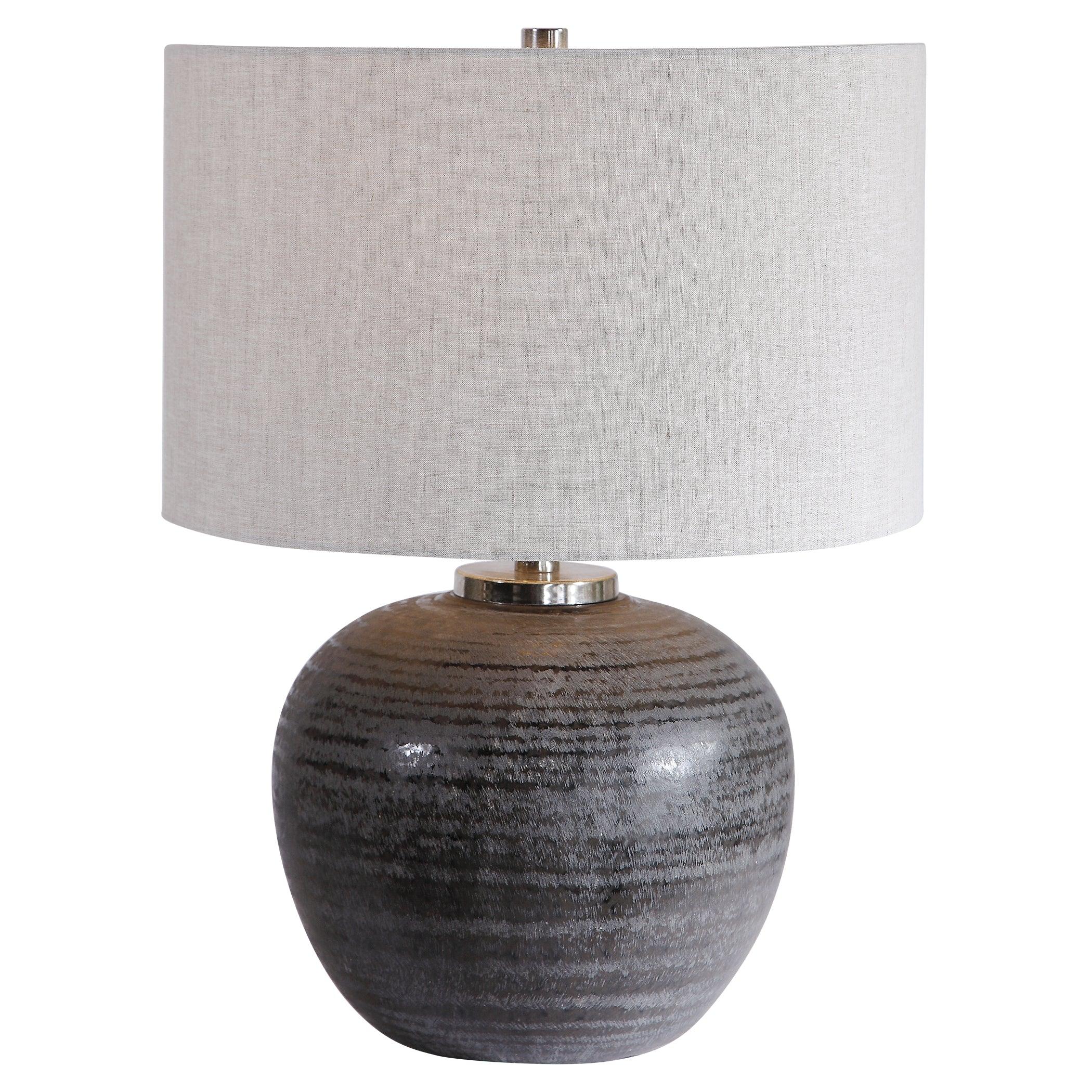 MIKKEL CHARCOAL TABLE LAMP - Frankwebs