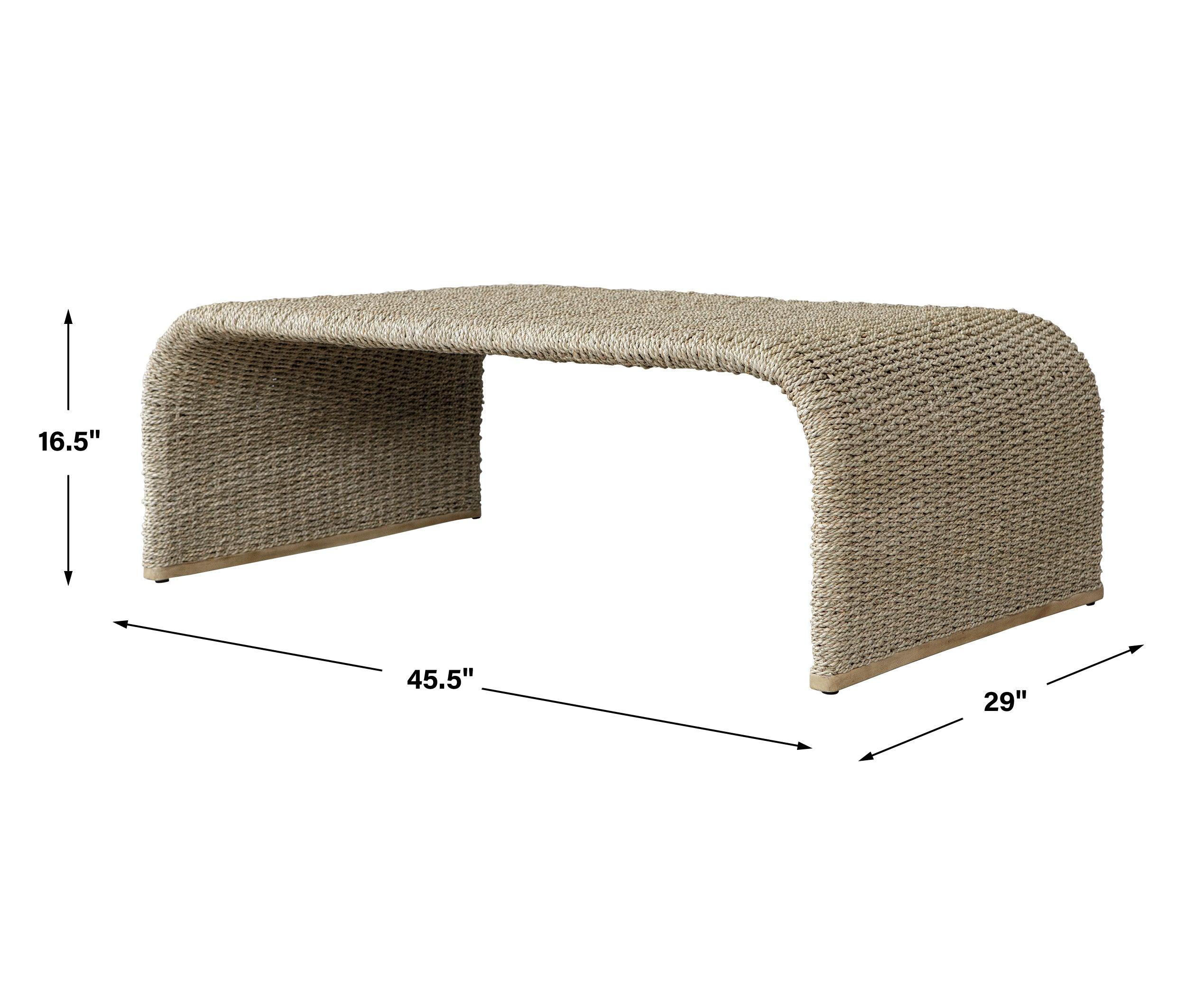 Calabria Woven Seagrass Coffee Table - Frankwebs
