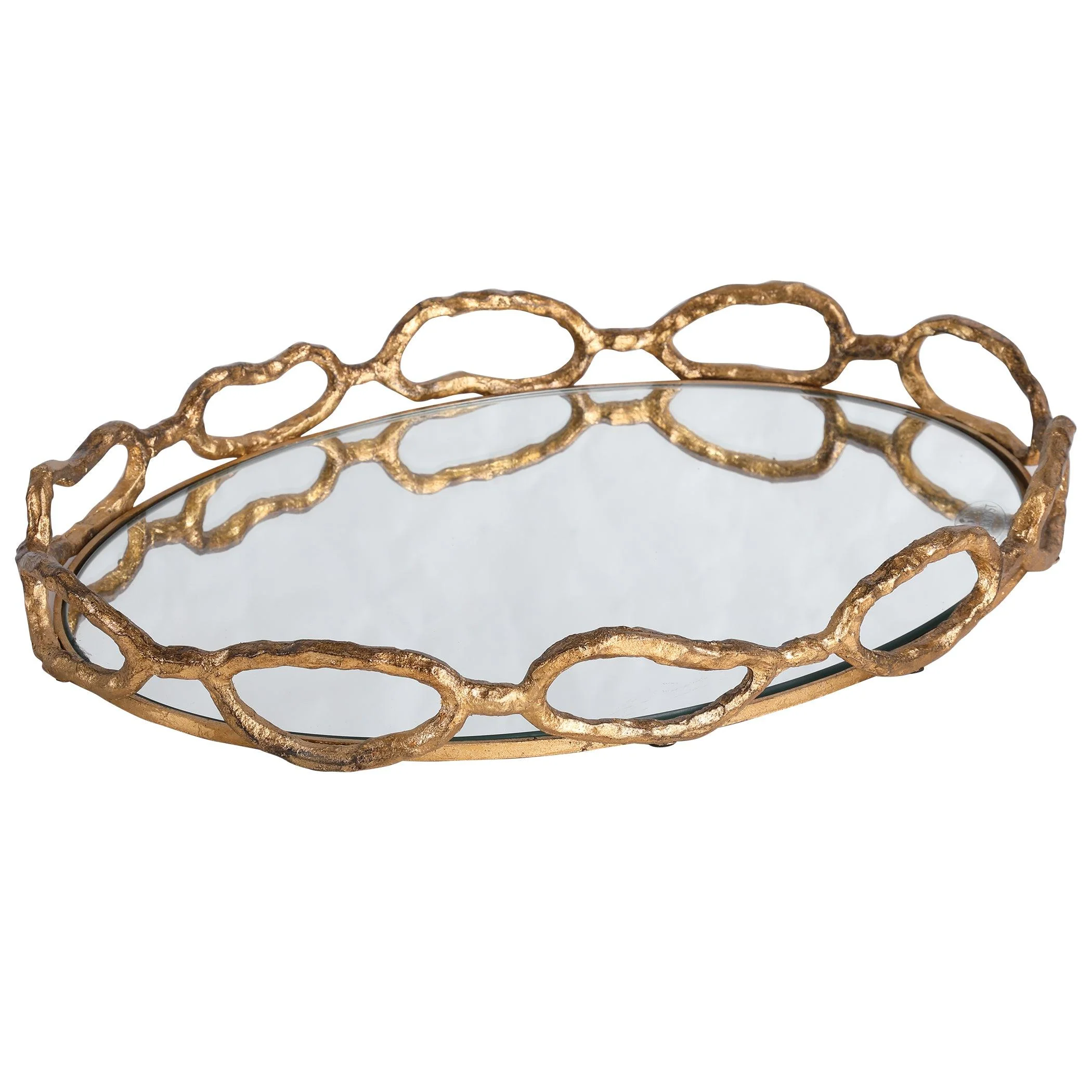 CABLE CHAIN MIRRORED TRAY - Frankwebs