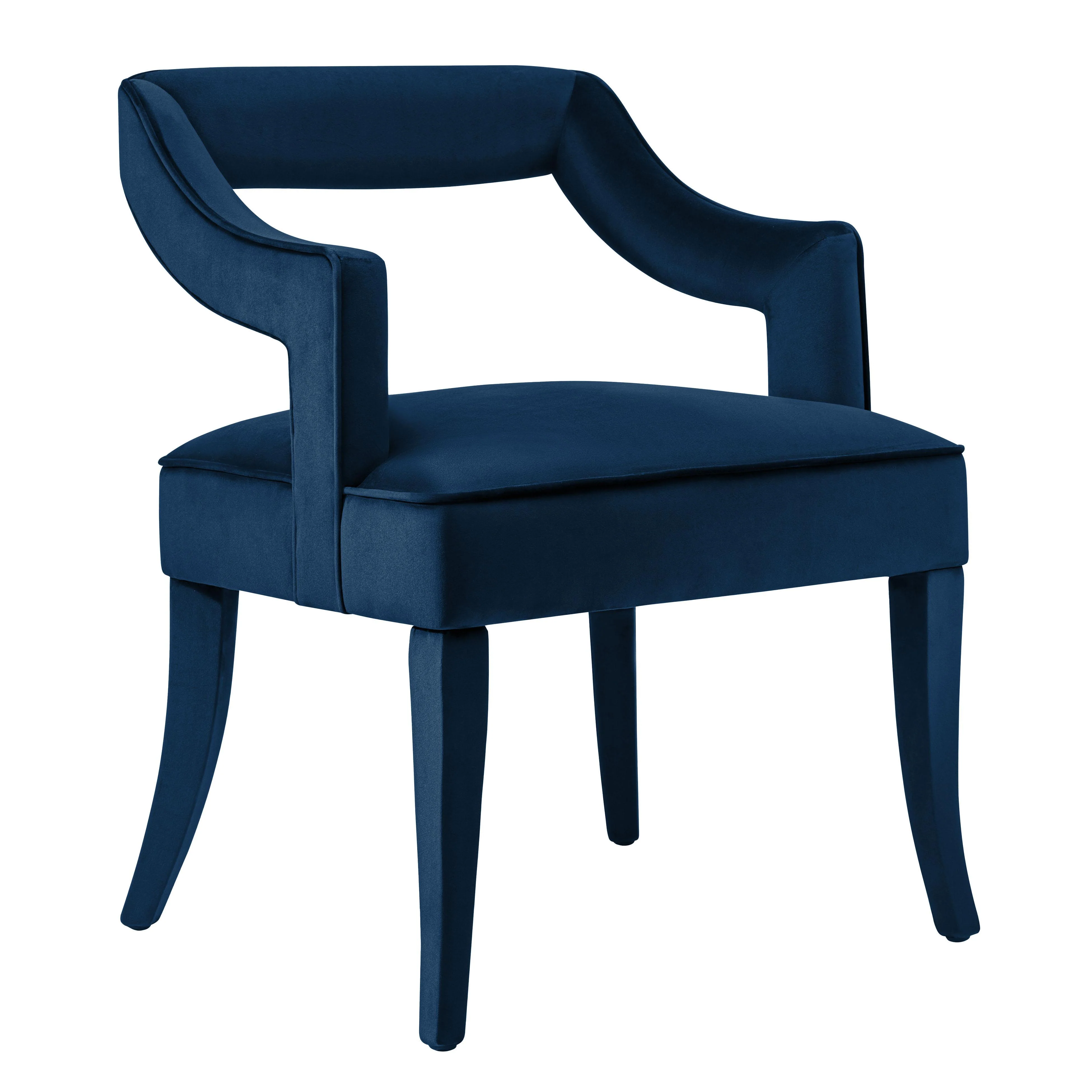 Tiffany Navy Velvet Chair - Frankwebs