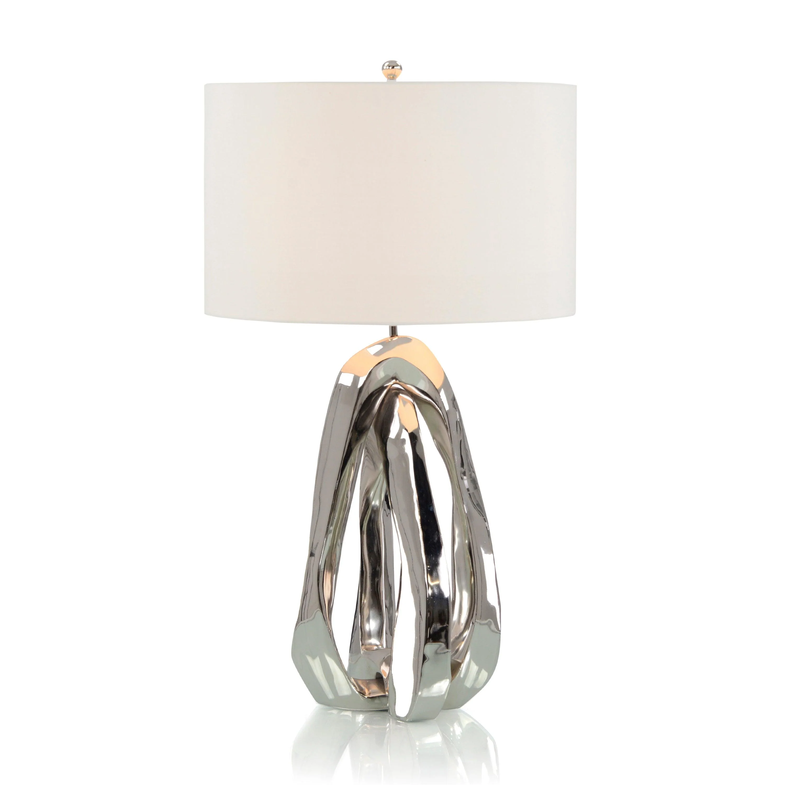 Amorphic Nickel Table Lamp - Frankwebs