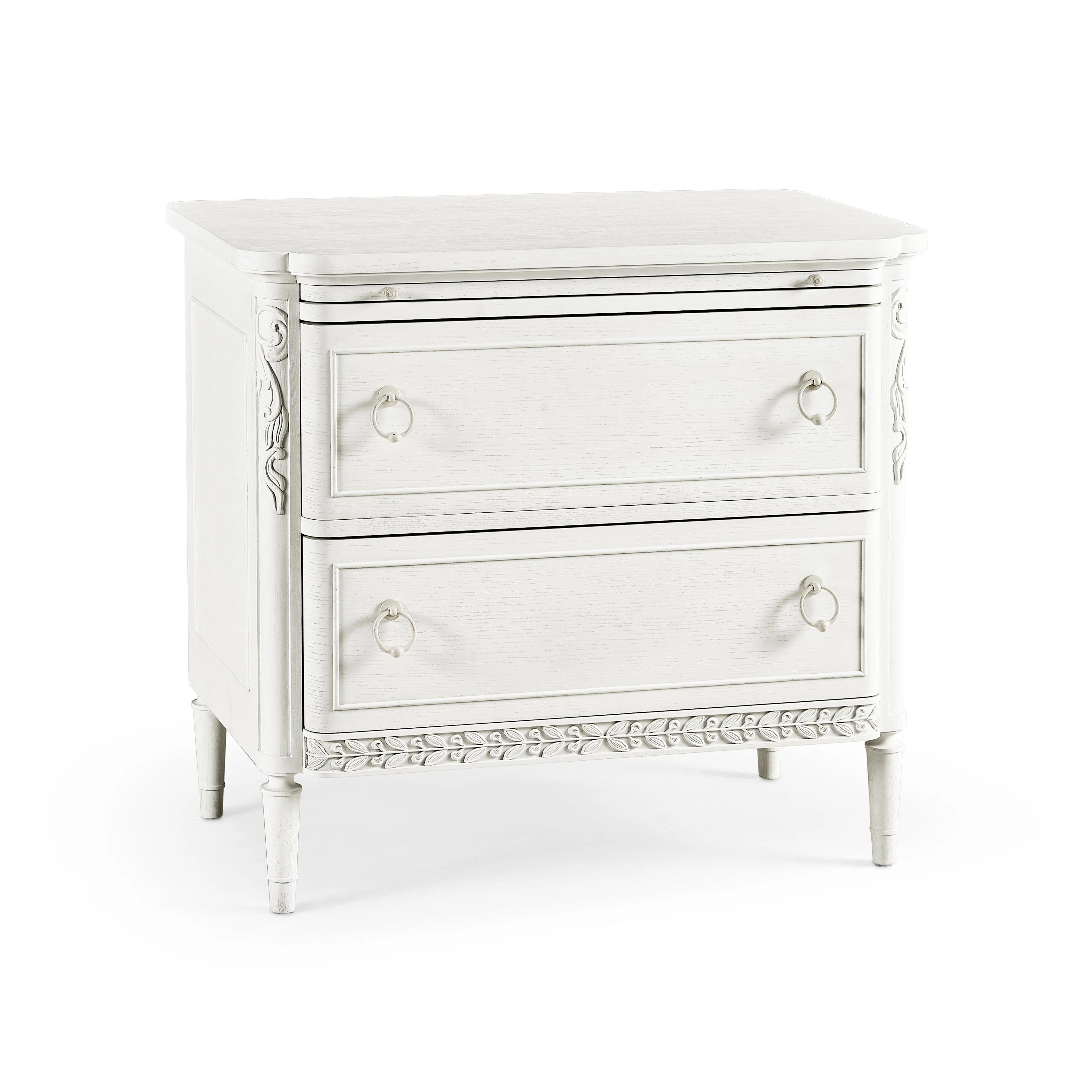 White Altostratus Nightstand - Frankwebs