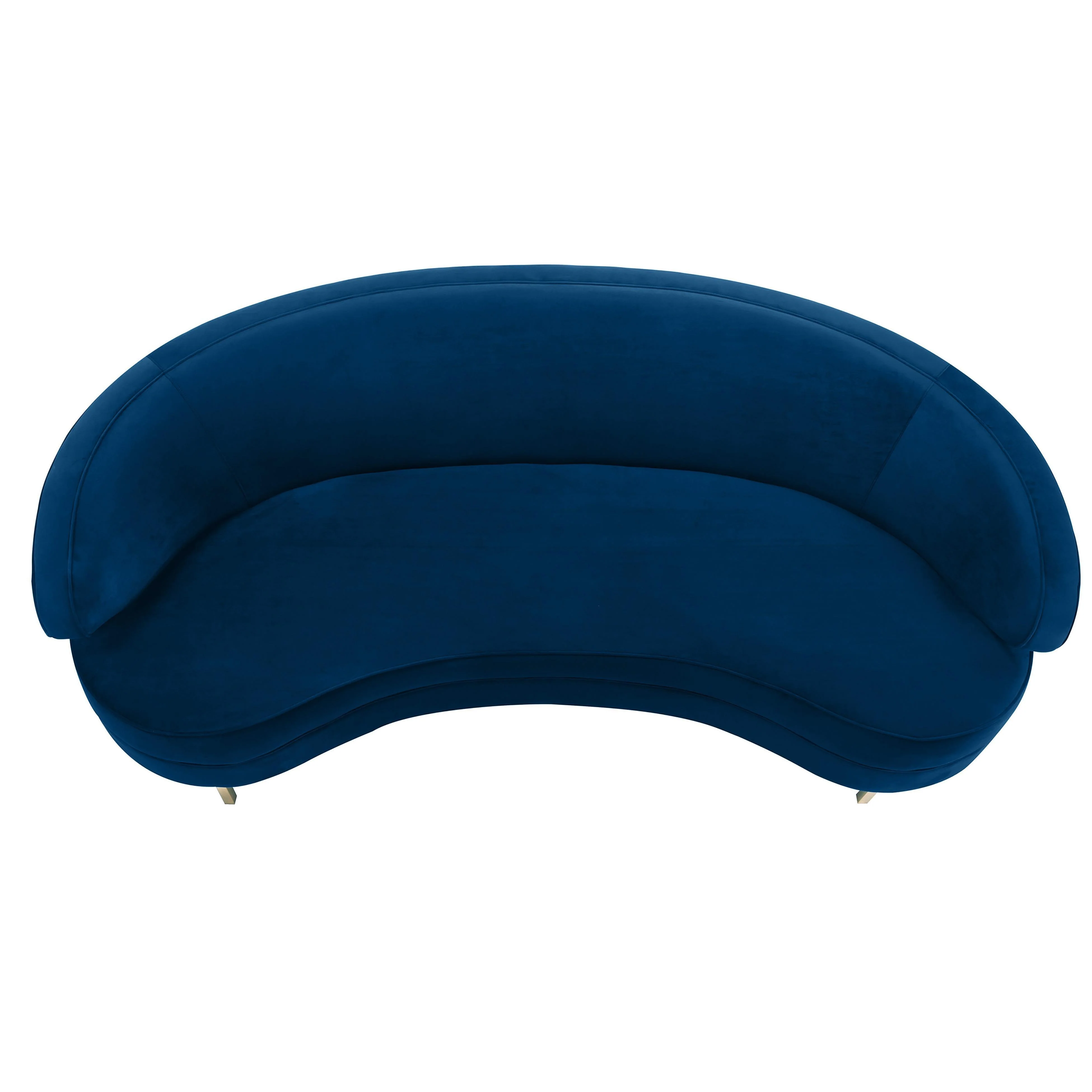 Baila Navy Velvet Sofa - Frankwebs