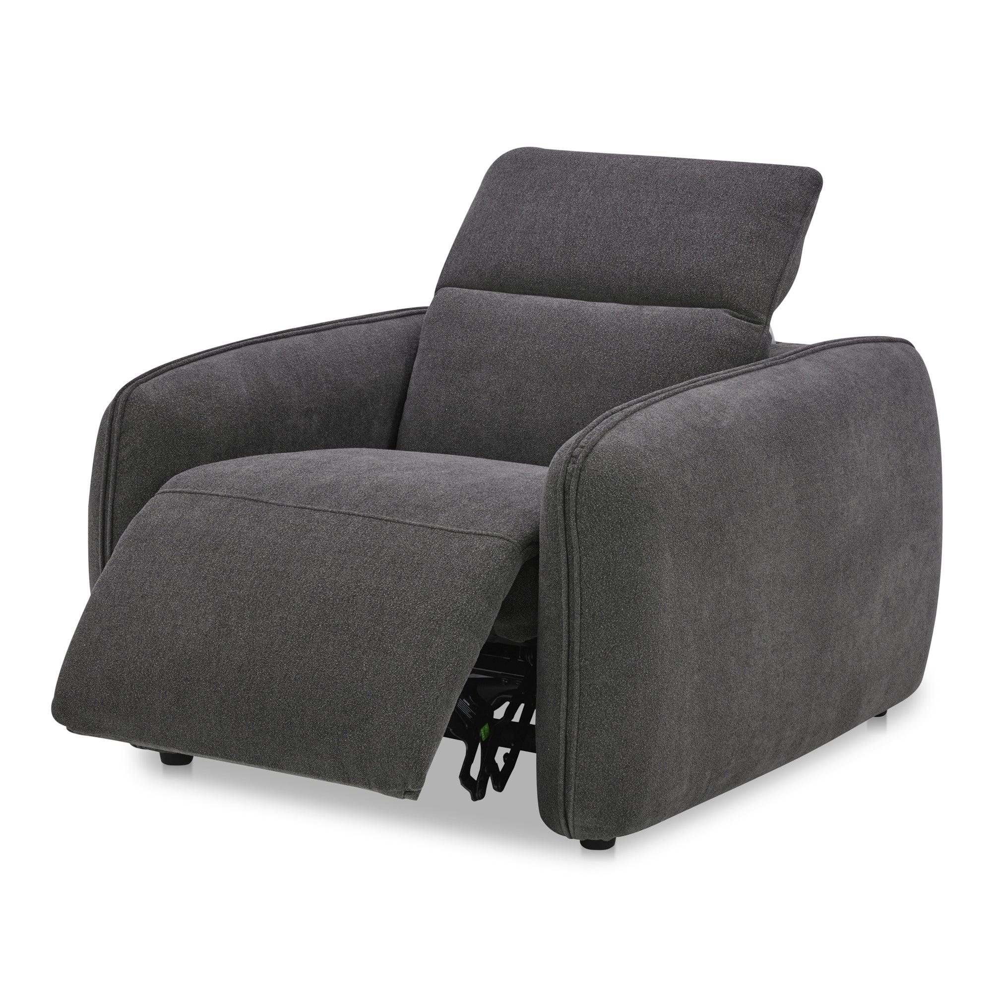 Eli Power Recliner Chair Dusk Grey - Frankwebs
