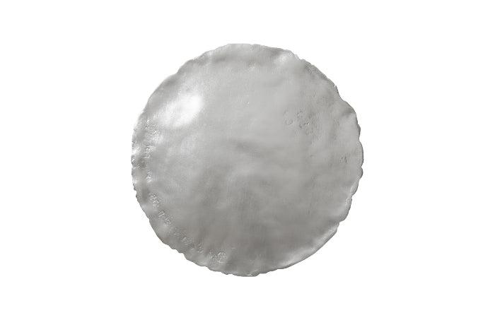 Cast Oil Drum Wall Discs, Silver Leaf, Set of 4 - Frankwebs