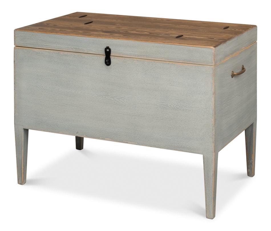 Trunk Side Table W/ Secret Storage - Frankwebs