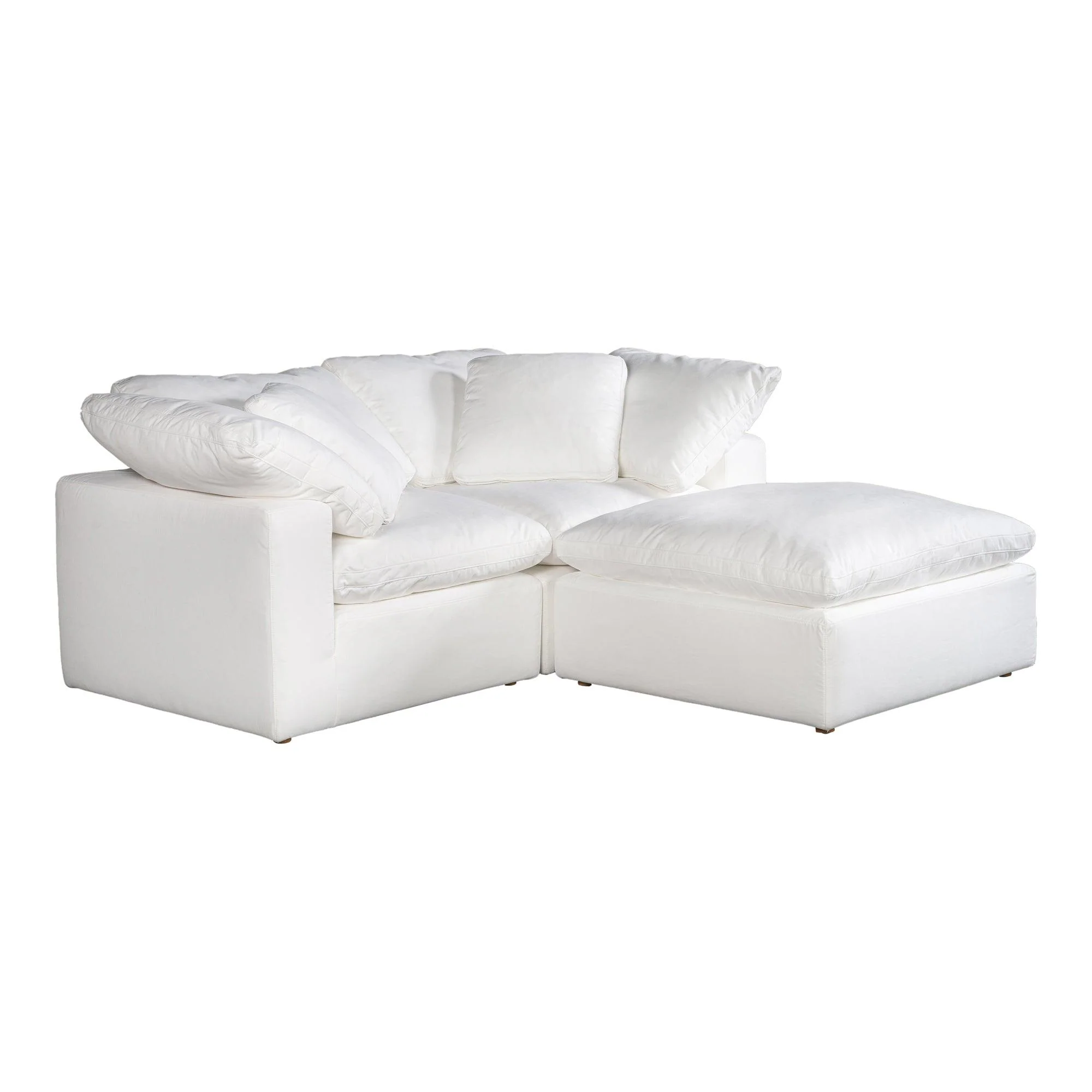 Terra Condo Nook Modular Sectional Performance Fabric White - Frankwebs