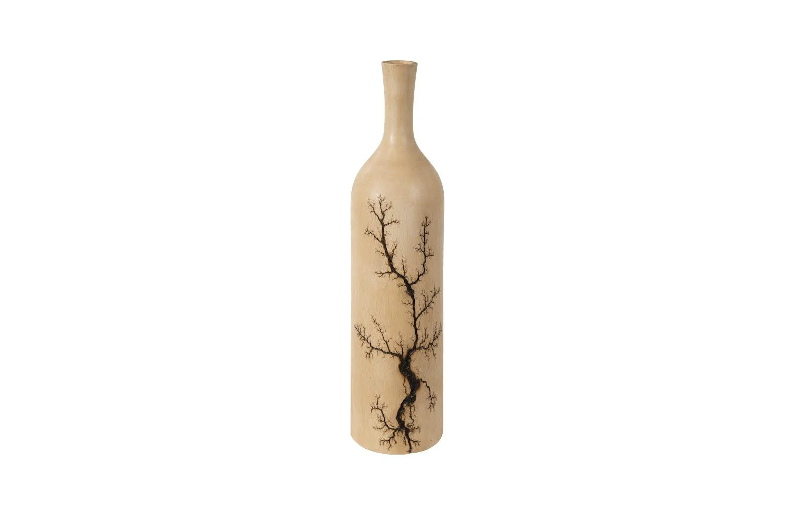 Lightning Bottle, Mango Wood, Long Neck - Frankwebs