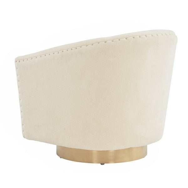 CLARA QUILTED SWIVEL TUB CHAIR - Frankwebs