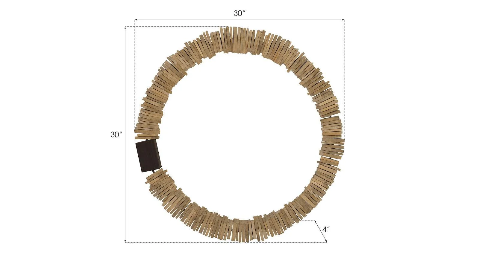 Stacked Wall Ring,  Bleached, MD - Frankwebs
