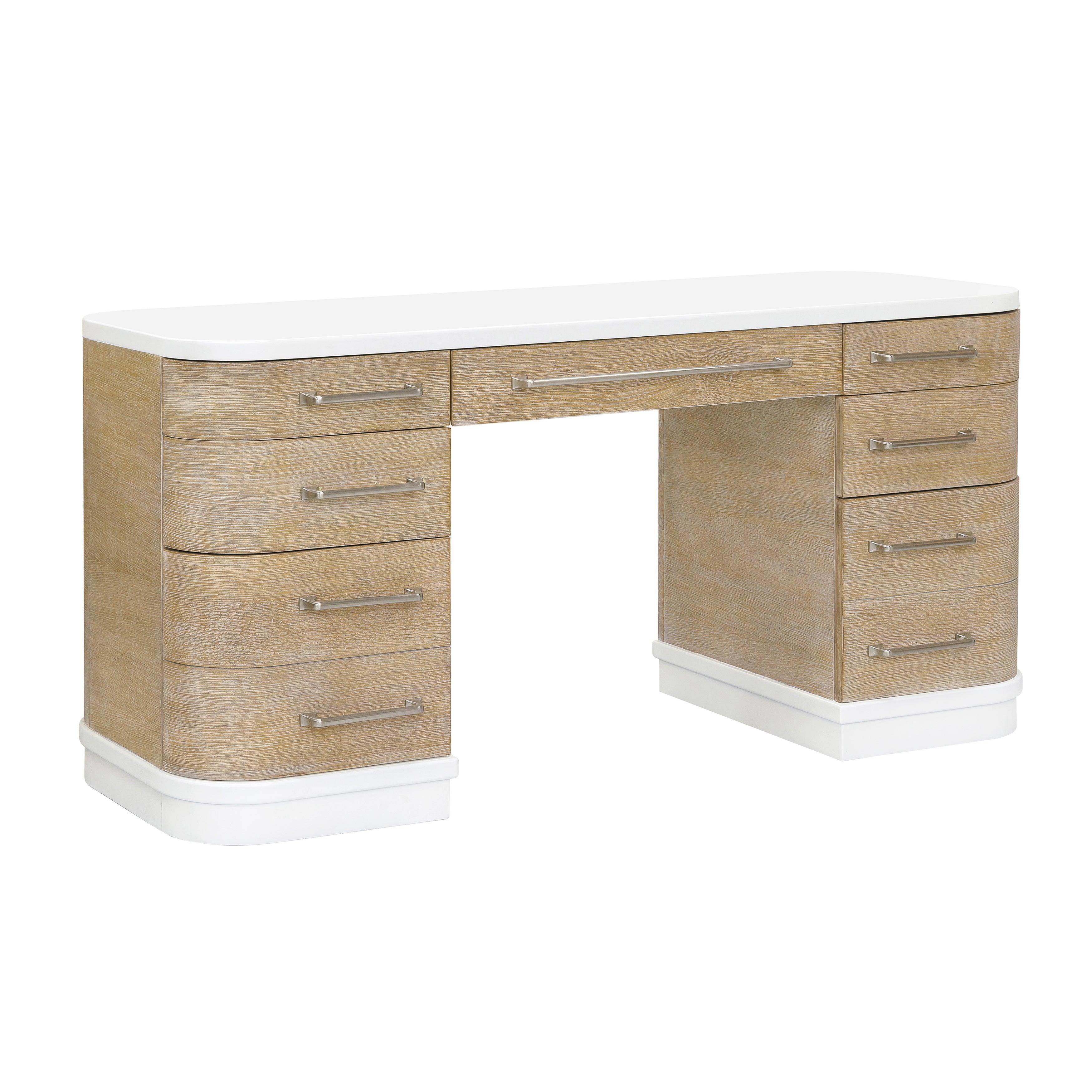 Two-Toned 7 Drawer Writing Desk - Frankwebs